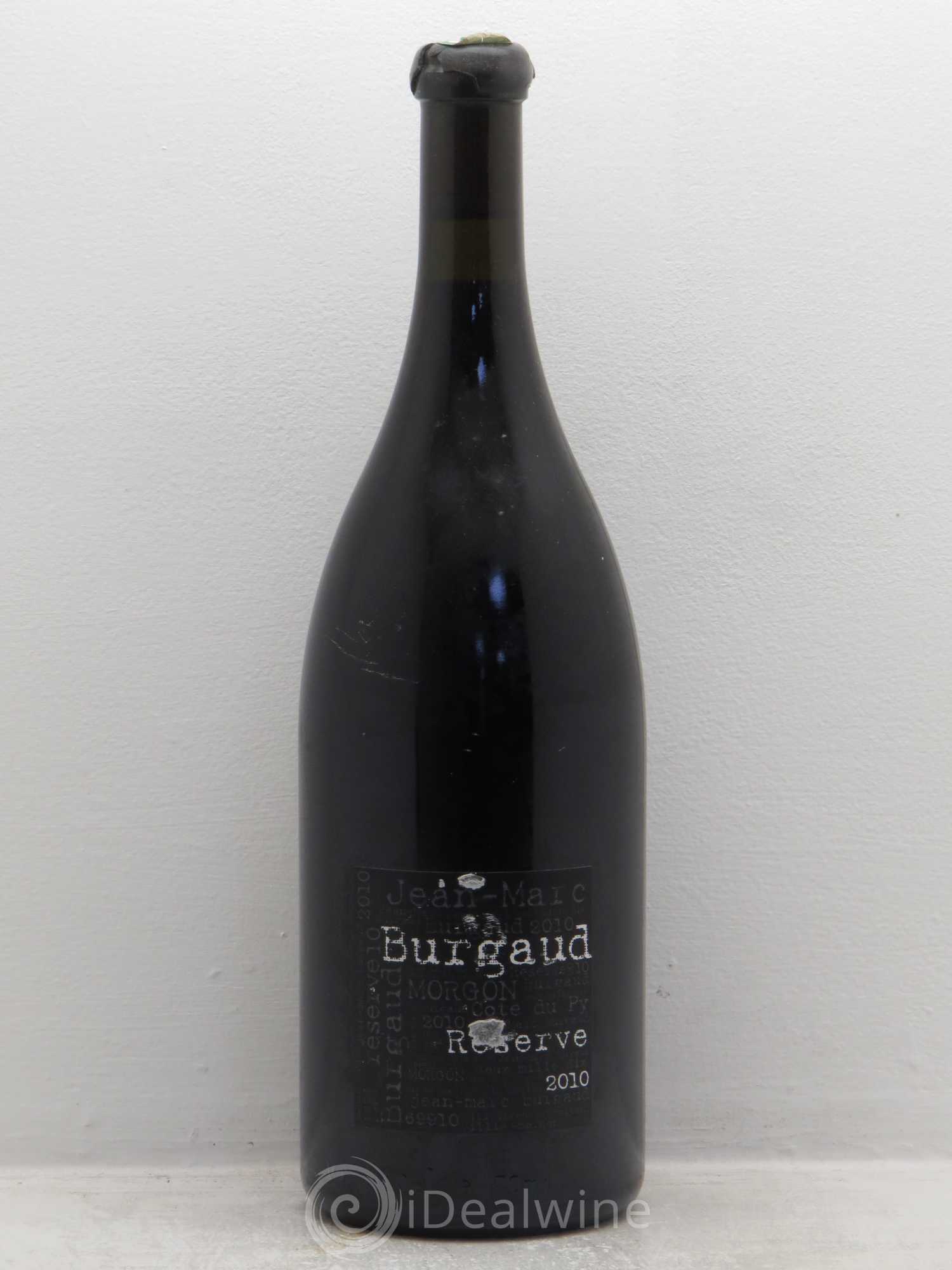 Morgon Côte du Py Jean-Marc Burgaud (Domaine) 2010 - Lot de 1 magnum - 0