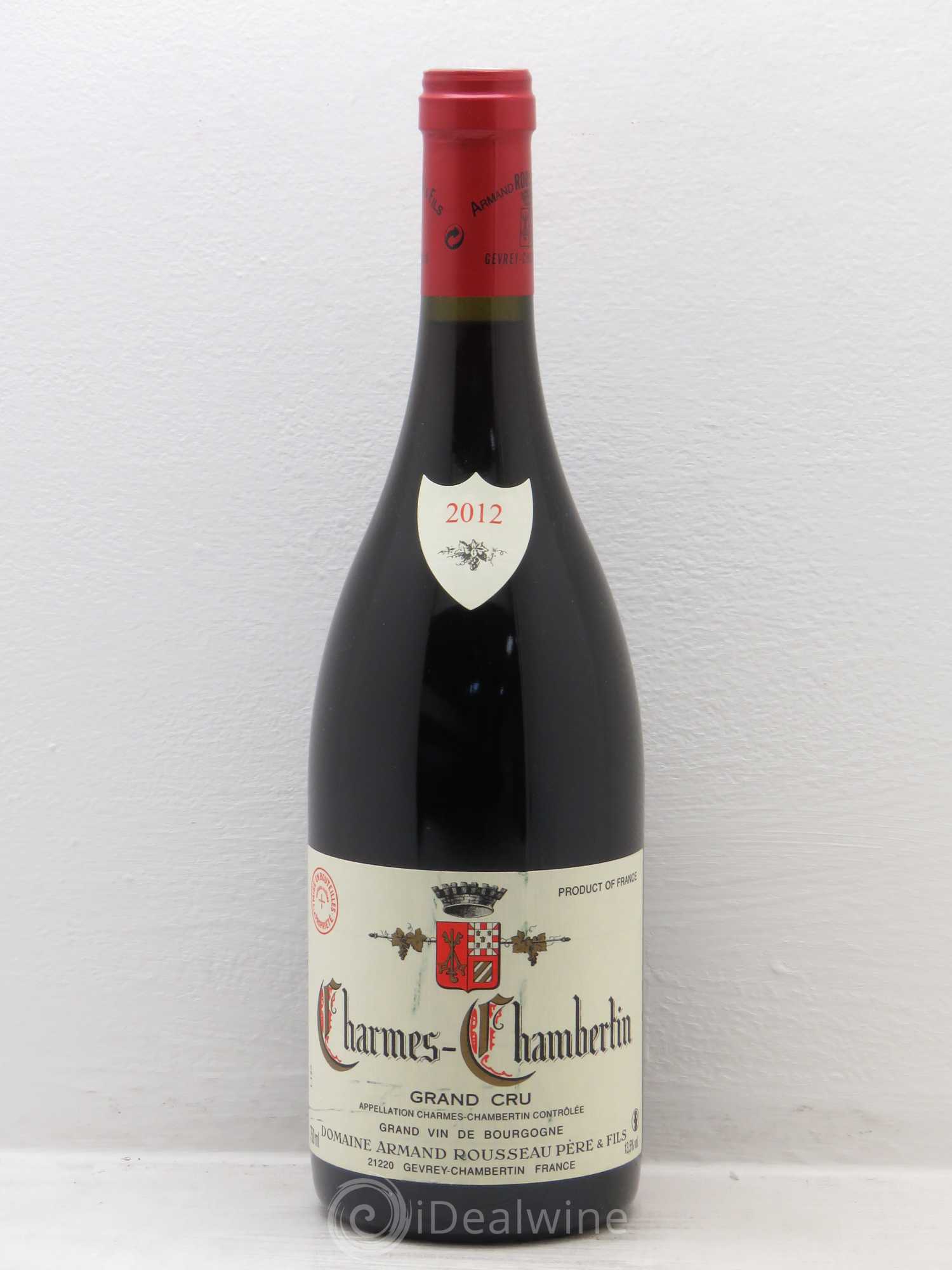 Charmes-Chambertin Grand Cru Armand Rousseau (Domaine) 2012 - Lot de 1 bouteille - 0