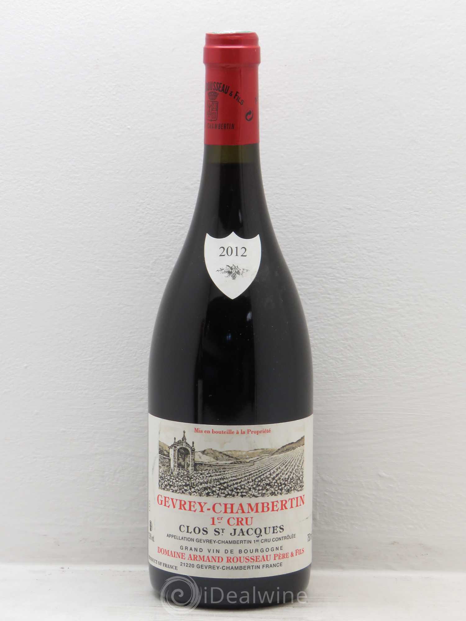 Gevrey-Chambertin 1er Cru Clos Saint-Jacques Armand Rousseau (Domaine) 2012 - Lot de 1 bouteille - 0
