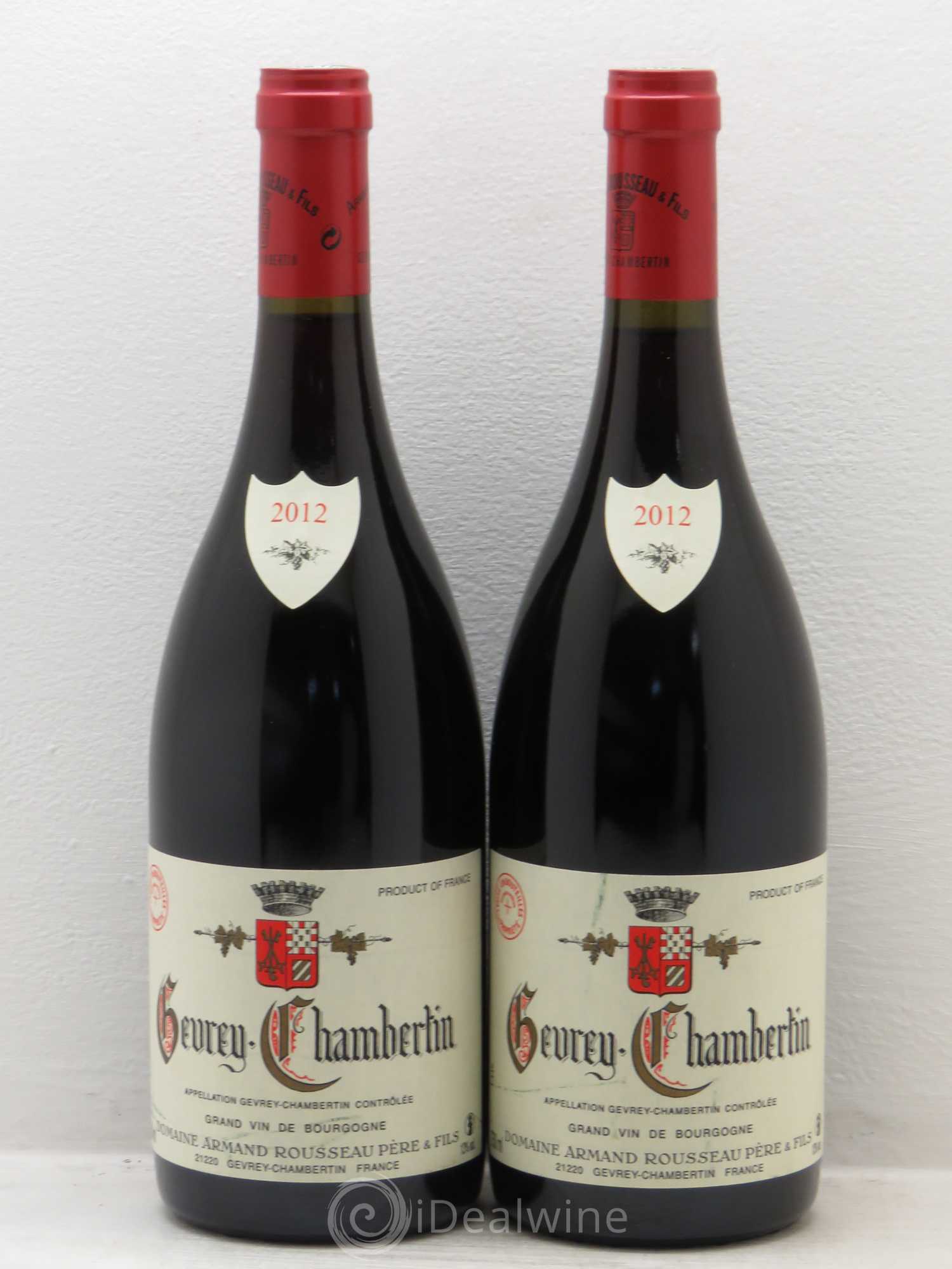 Gevrey-Chambertin Armand Rousseau (Domaine) 2012 - Lot de 2 bouteilles - 0