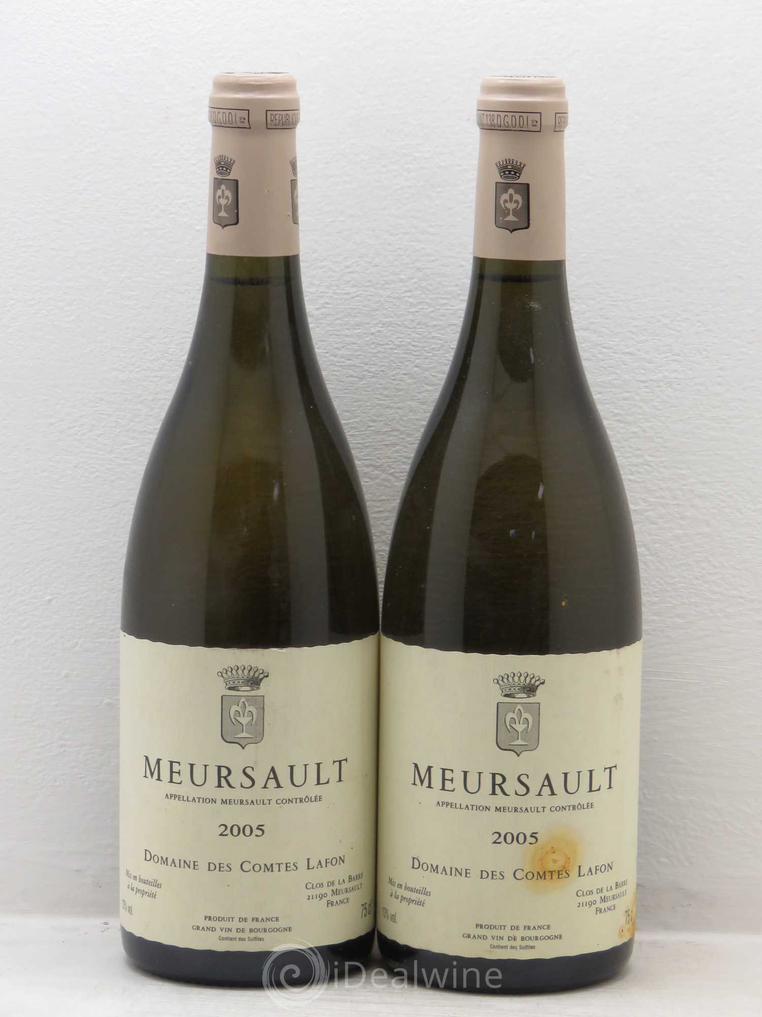 Meursault Comtes Lafon (Domaine des) 2005 - Lot de 2 bouteilles - 0