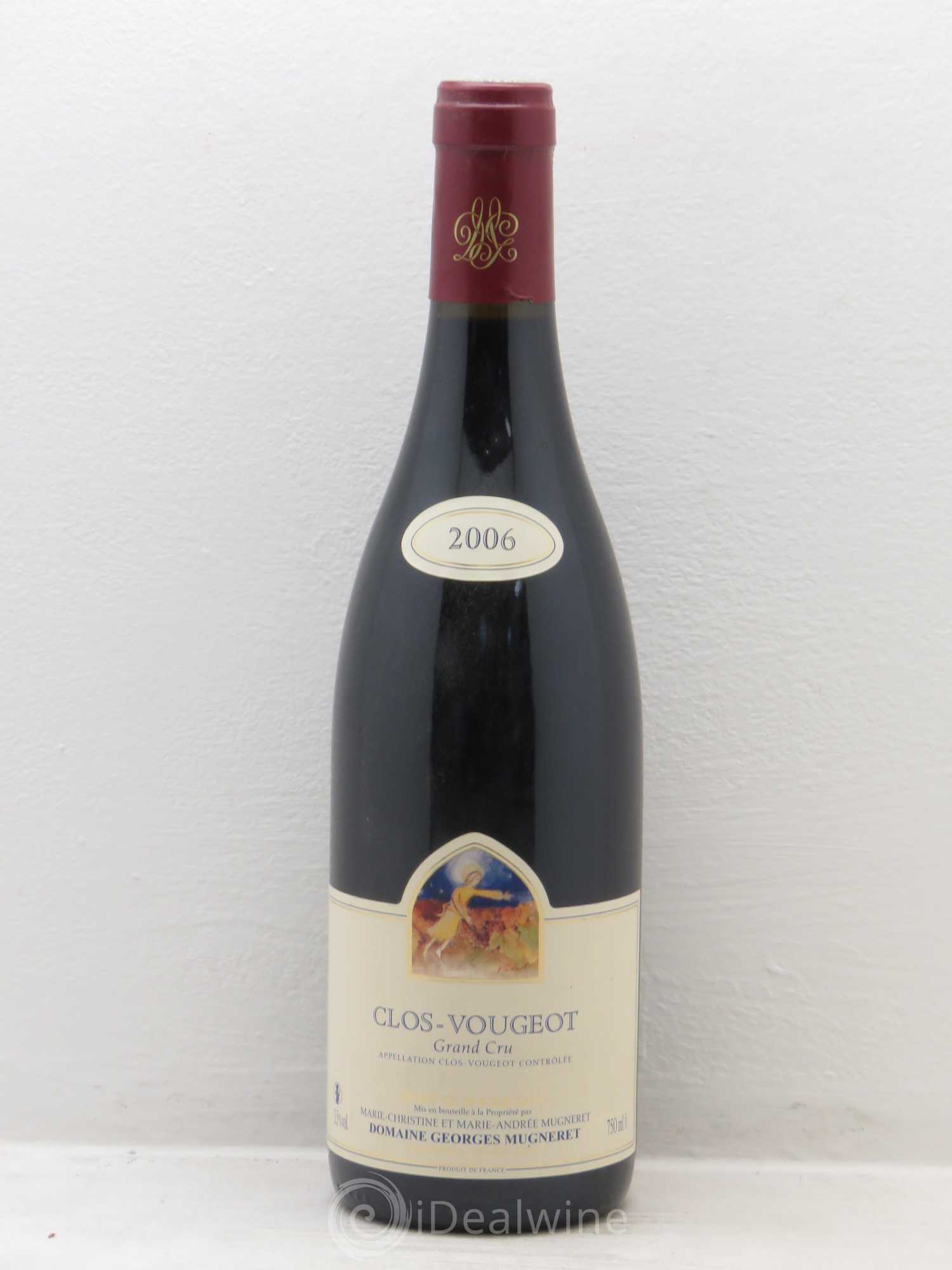 Clos de Vougeot Grand Cru Georges Mugneret-Gibourg (Domaine) 2006 - Lot de 1 bouteille - 0