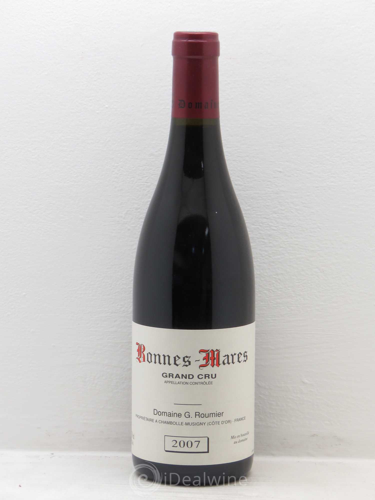 Bonnes-Mares Grand Cru Georges Roumier (Domaine) 2007 - Lot de 1 bouteille - 0