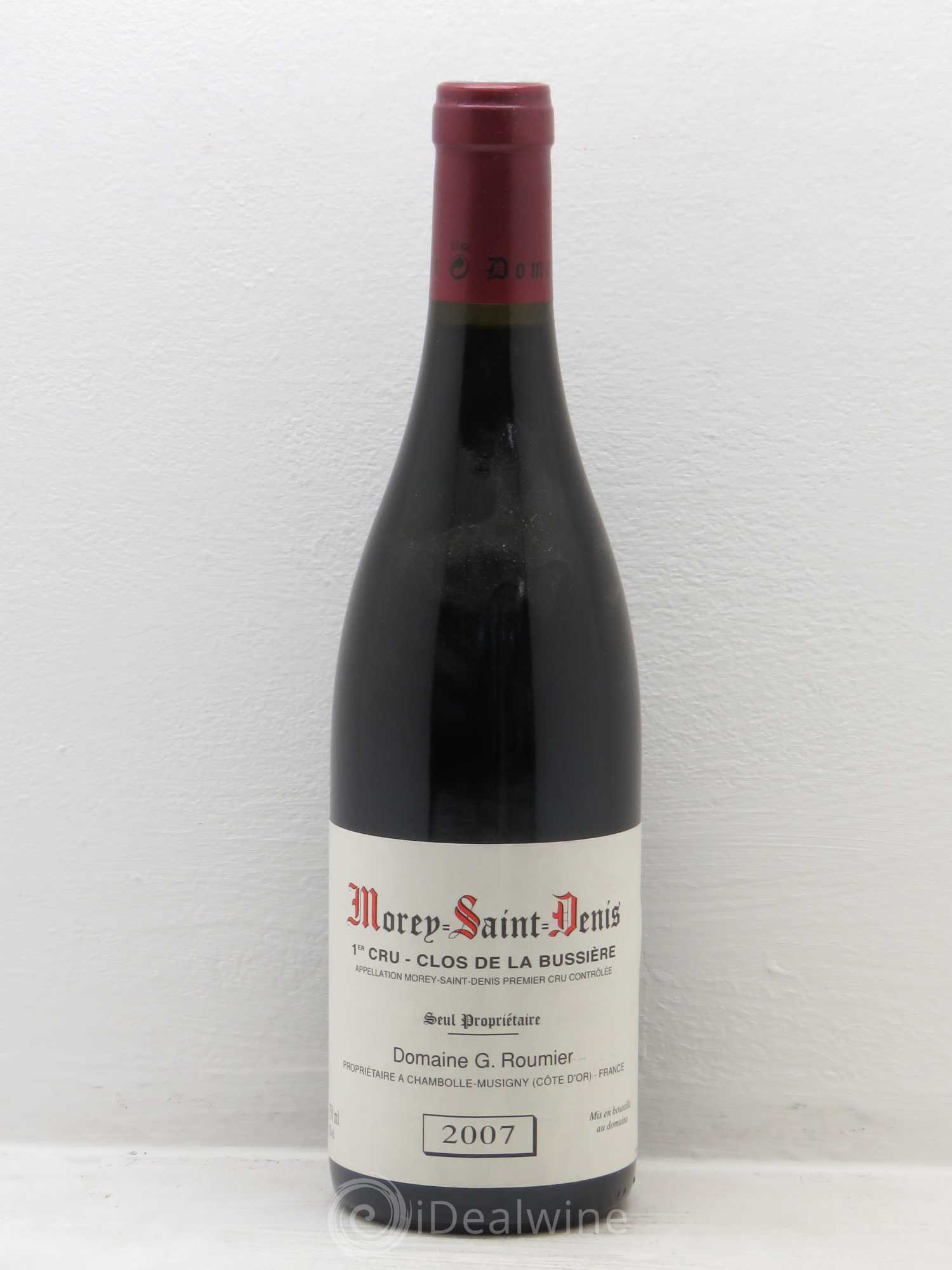 Morey-Saint-Denis 1er Cru Clos de la Bussière Georges Roumier (Domaine) 2007 - Lot de 1 bouteille - 0