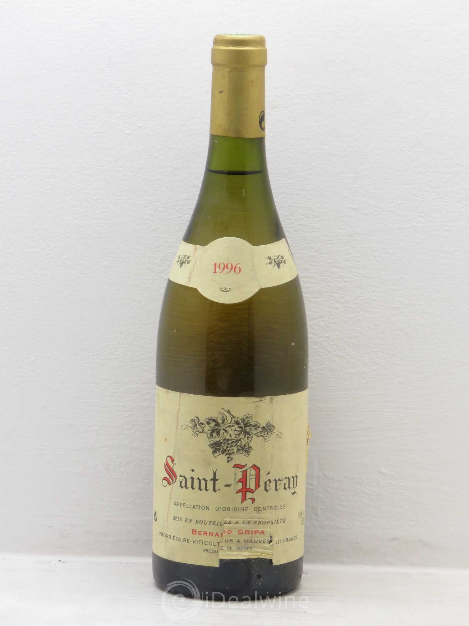 Saint-Péray Bernard Gripa (Domaine) 1996 - Lot de 1 bouteille - 0