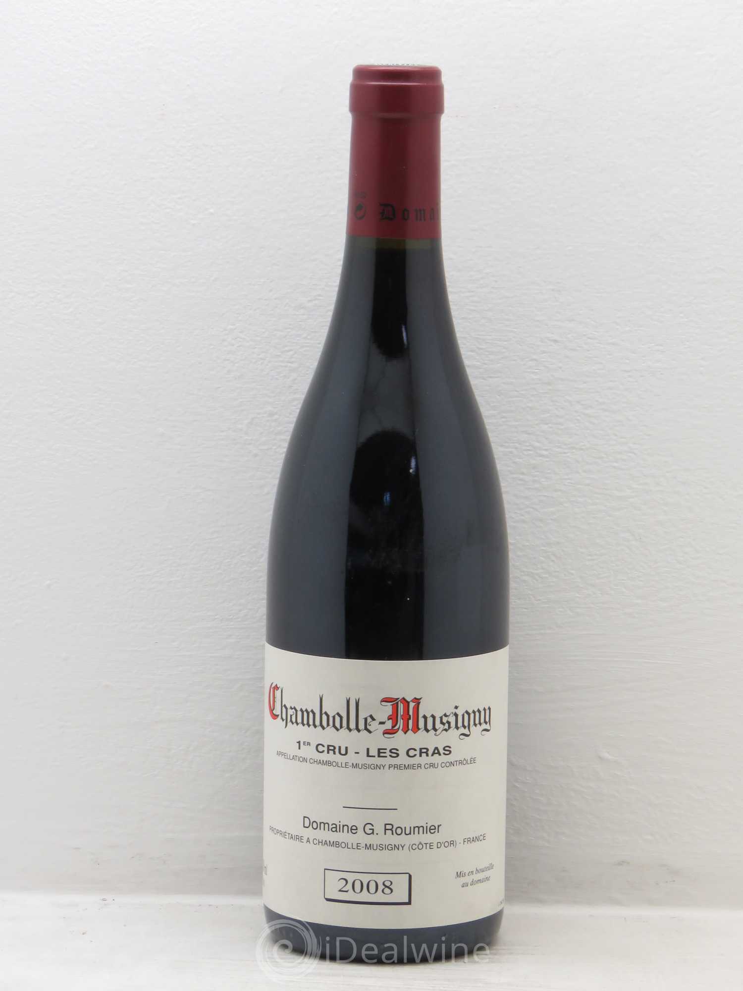 Chambolle-Musigny 1er Cru Les Cras Georges Roumier (Domaine) 2008 - Lot de 1 bouteille - 0