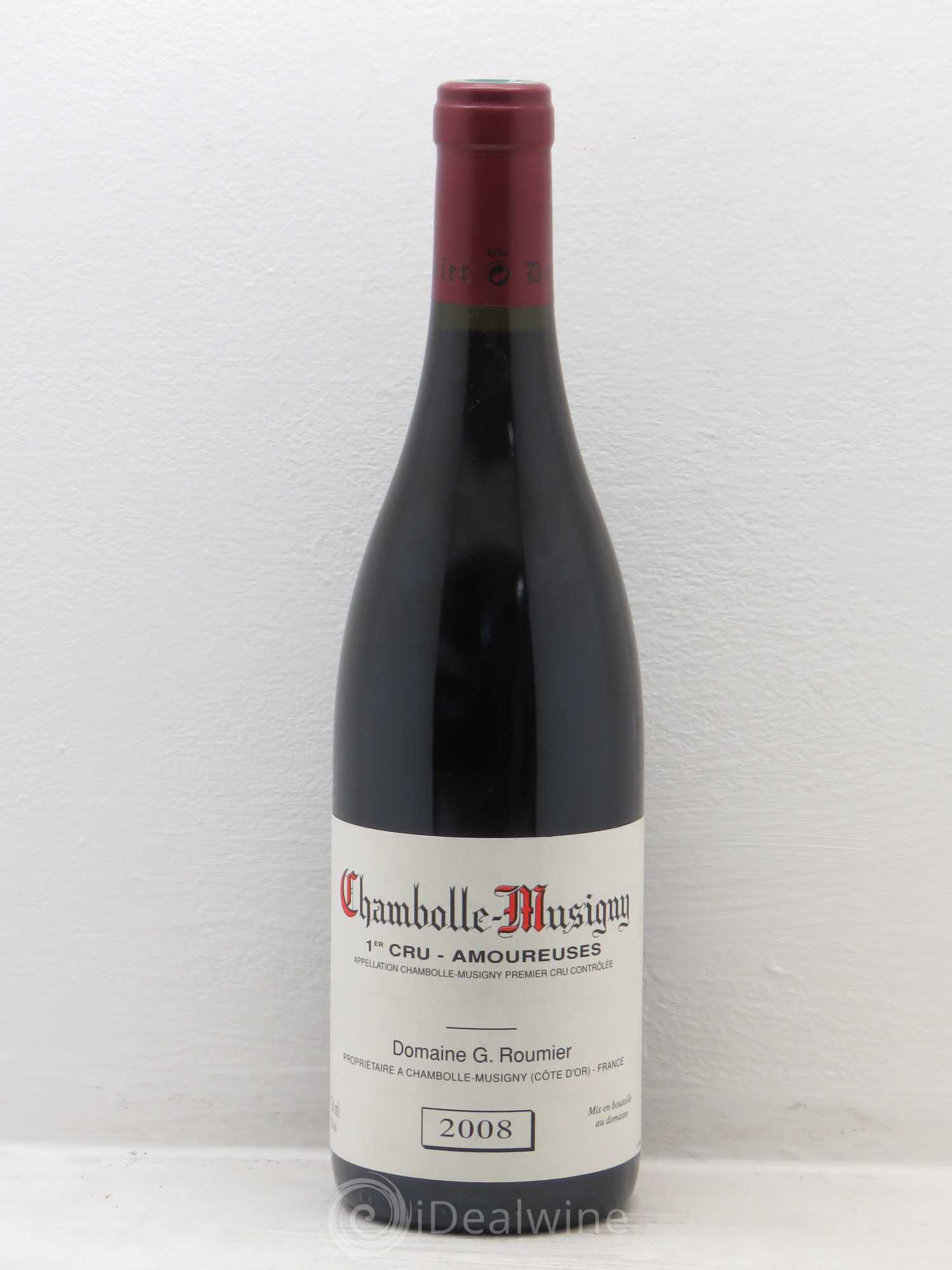 Chambolle-Musigny 1er Cru Les Amoureuses Georges Roumier (Domaine) 2008 - Lot de 1 bouteille - 0