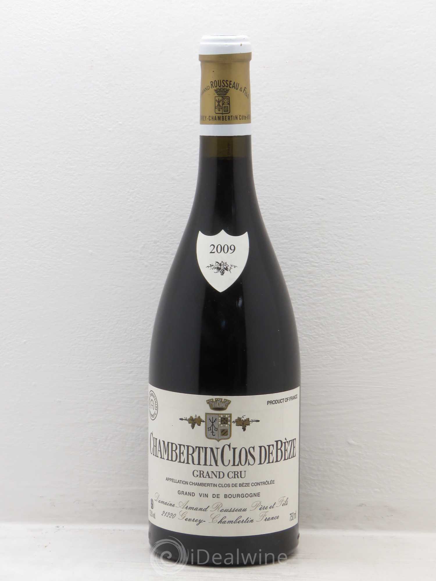 Chambertin Clos de Bèze Grand Cru Armand Rousseau (Domaine) 2009 - Lot de 1 bouteille - 0
