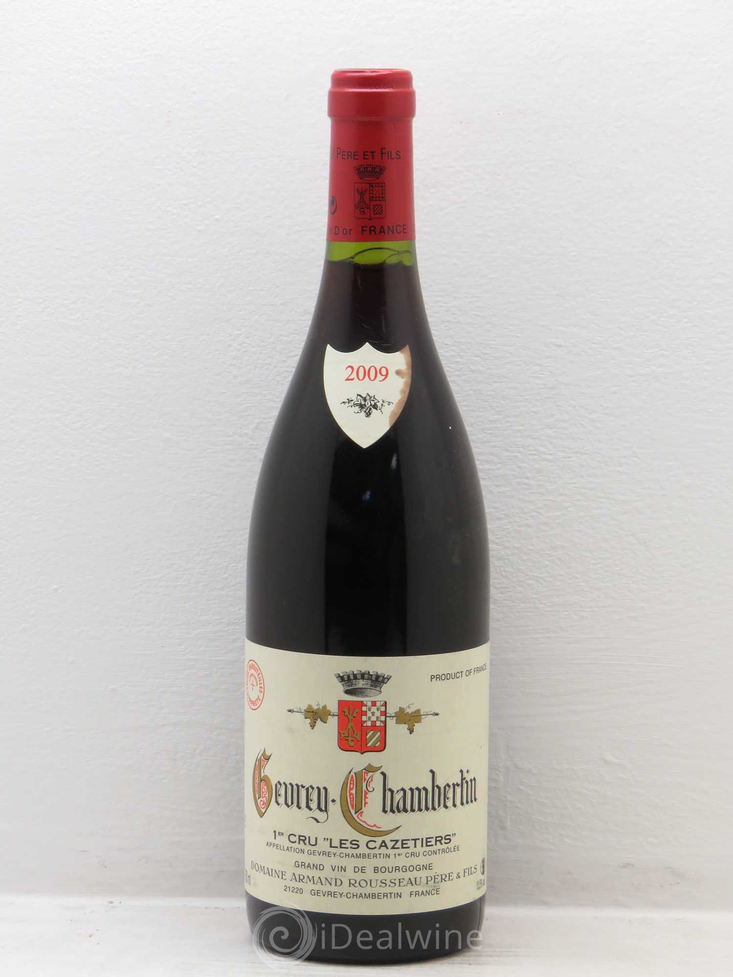 Gevrey-Chambertin 1er Cru Les Cazetiers Armand Rousseau (Domaine) 2009 - Lot de 1 bouteille - 0