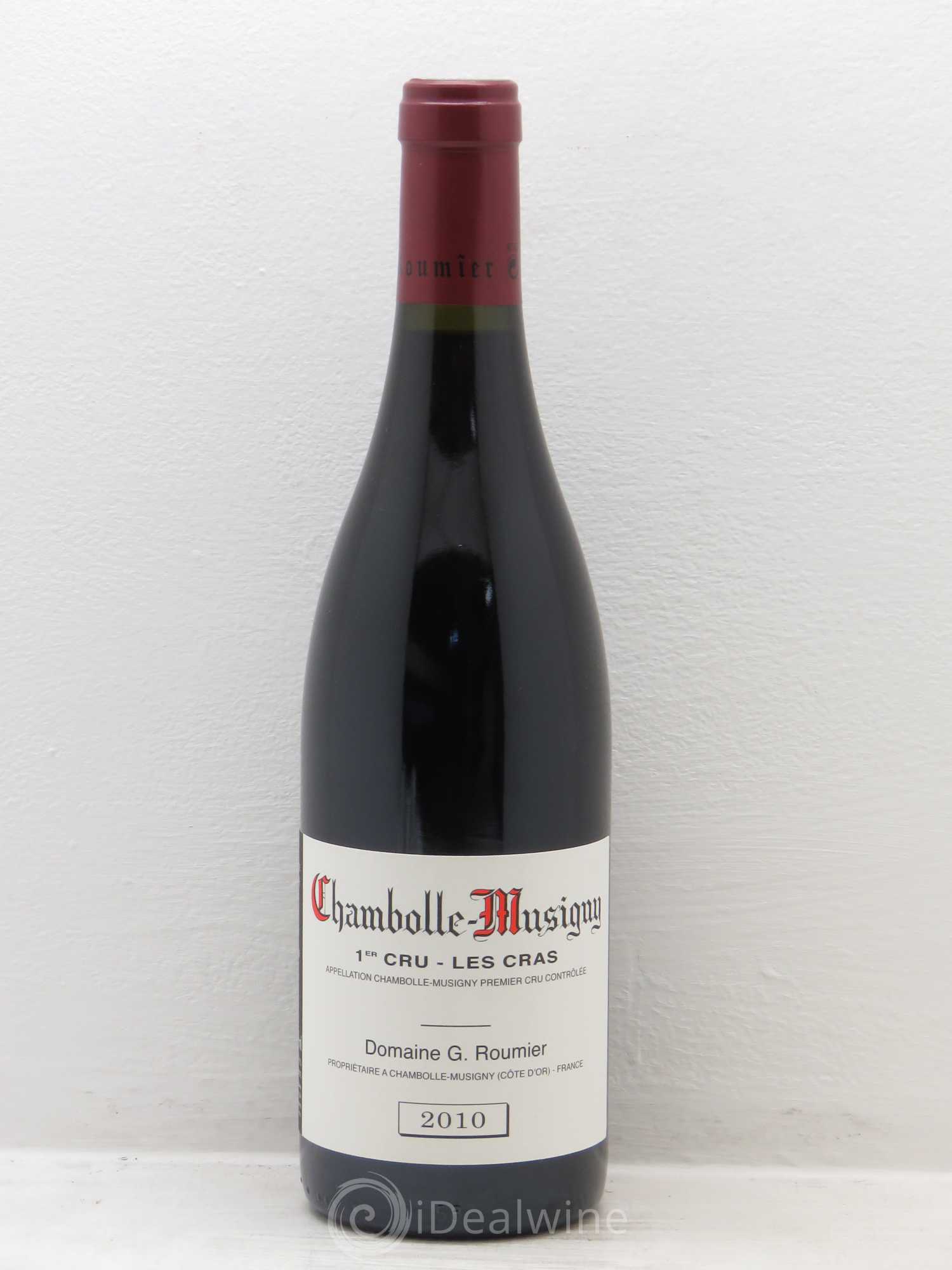Chambolle-Musigny 1er Cru Les Cras Georges Roumier (Domaine) 2010 - Lot de 1 bouteille - 0