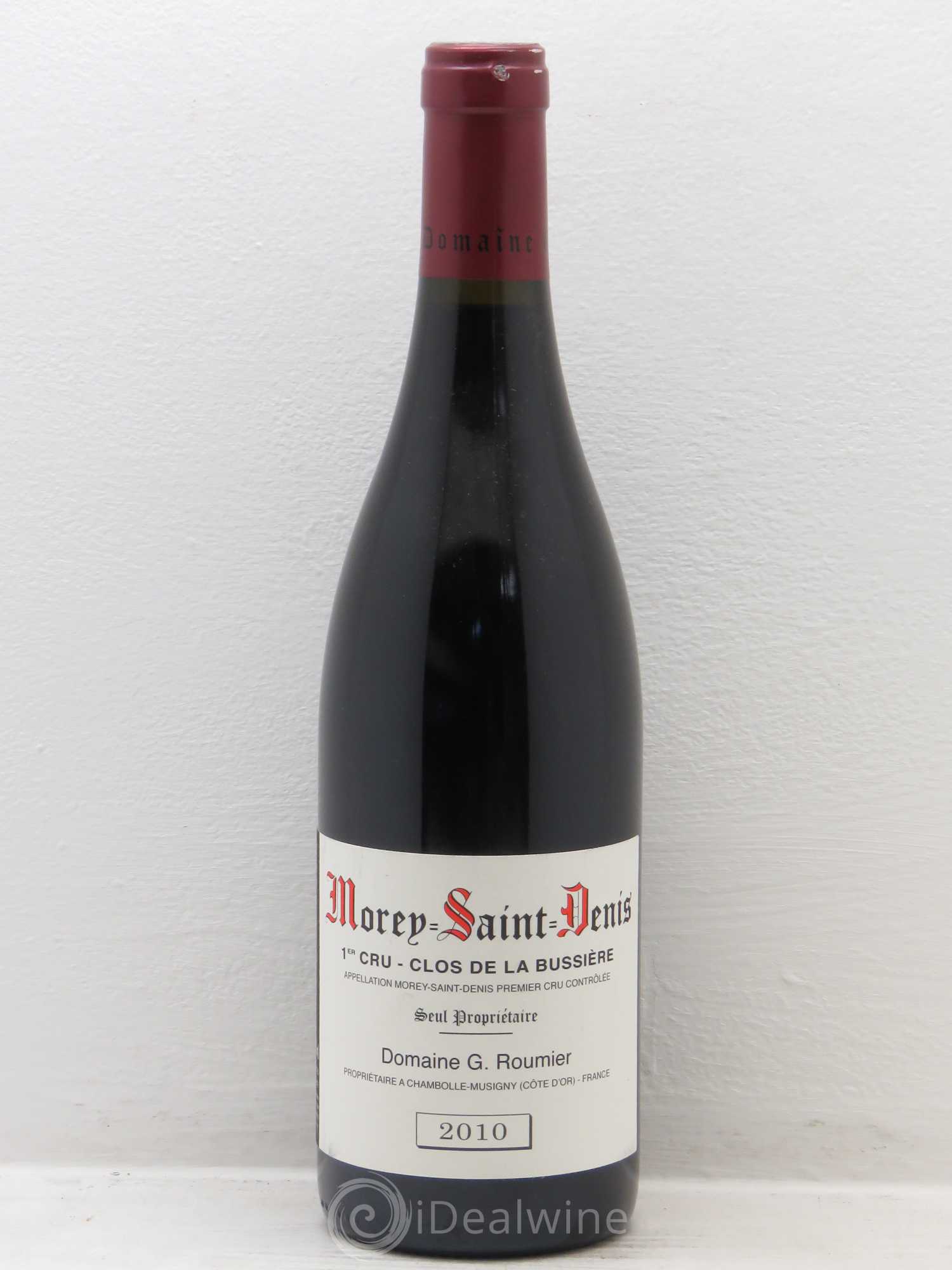 Morey-Saint-Denis 1er Cru Clos de la Bussière Georges Roumier (Domaine) 2010 - Lot de 1 bouteille - 0