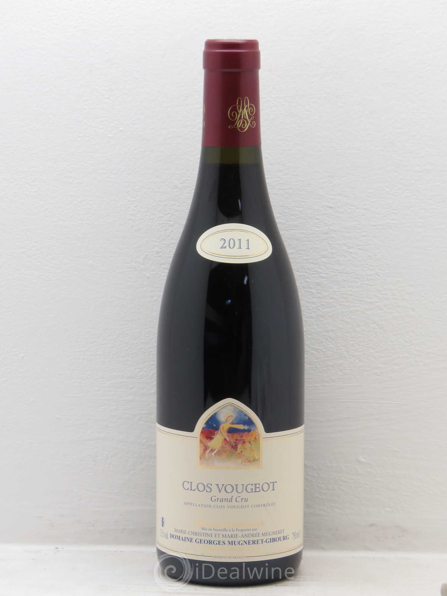 Clos de Vougeot Grand Cru Mugneret-Gibourg (Domaine) 2011 - Lot de 1 bouteille - 0