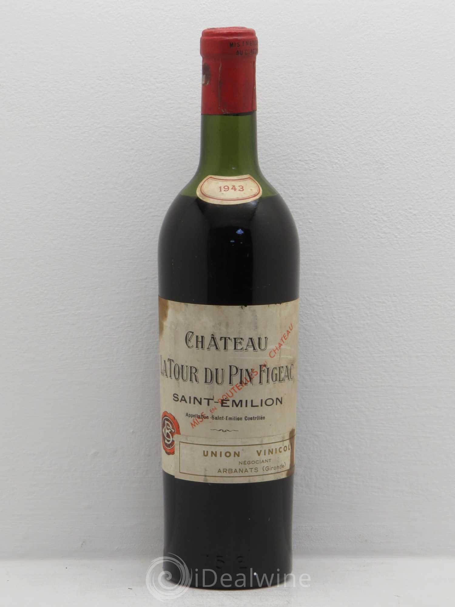 Château la Tour du Pin Figeac 1943 - Lot de 1 bouteille - 0