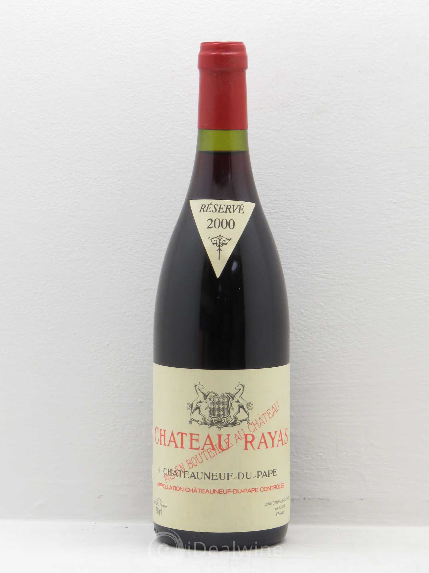 Châteauneuf-du-Pape Château Rayas Emmanuel Reynaud 2000 - Lot de 1 bouteille - 0