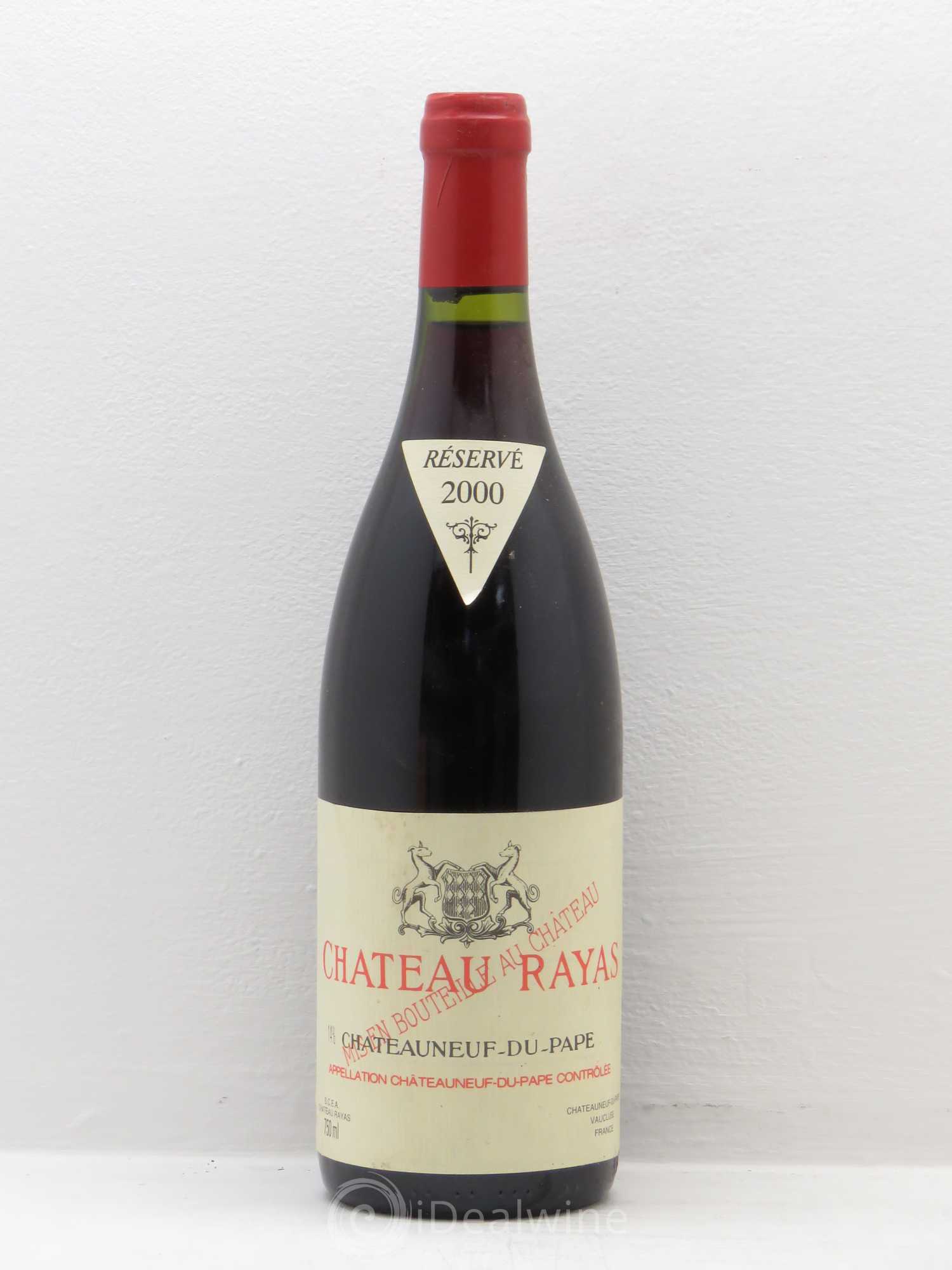 Châteauneuf-du-Pape Château Rayas Emmanuel Reynaud 2000 - Lot de 1 bouteille - 0