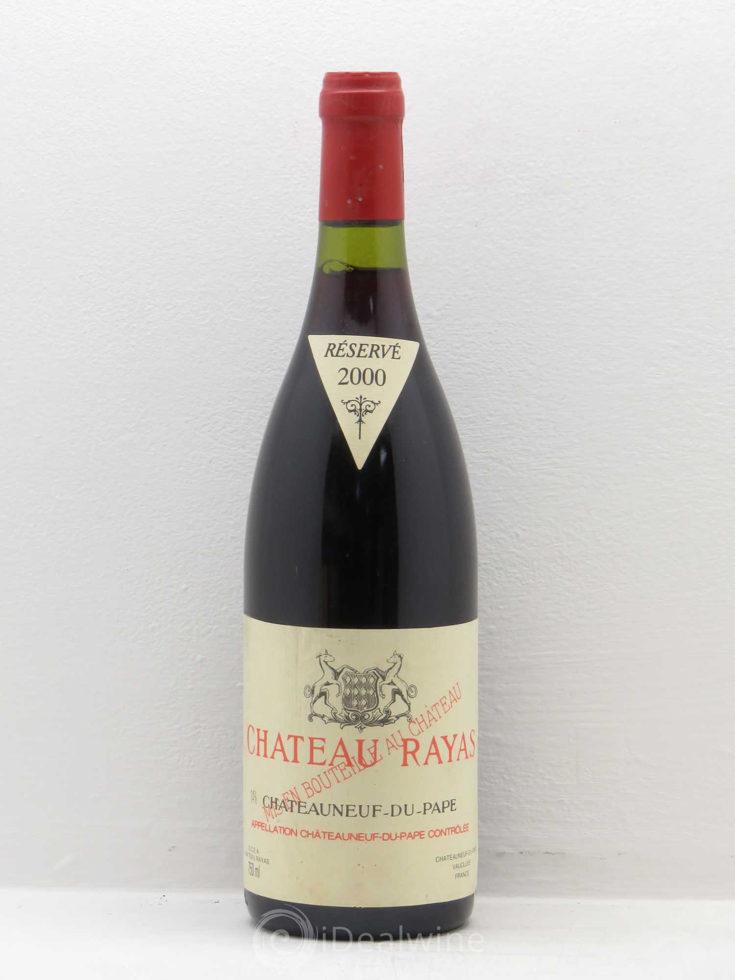 Châteauneuf-du-Pape Château Rayas Emmanuel Reynaud 2000 - Lot de 1 bouteille - 0