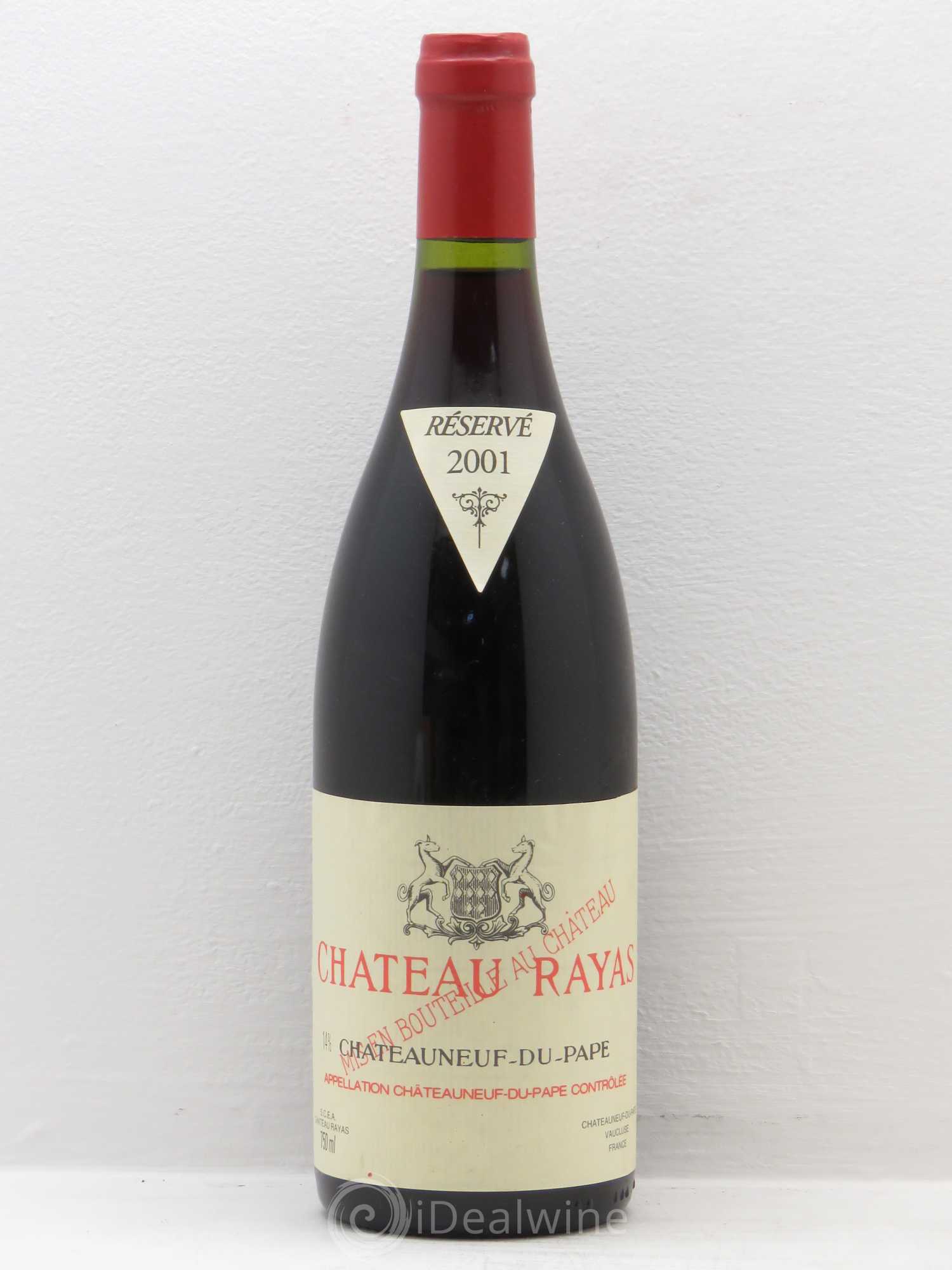 Châteauneuf-du-Pape Château Rayas Emmanuel Reynaud 2001 - Lot de 1 bouteille - 0