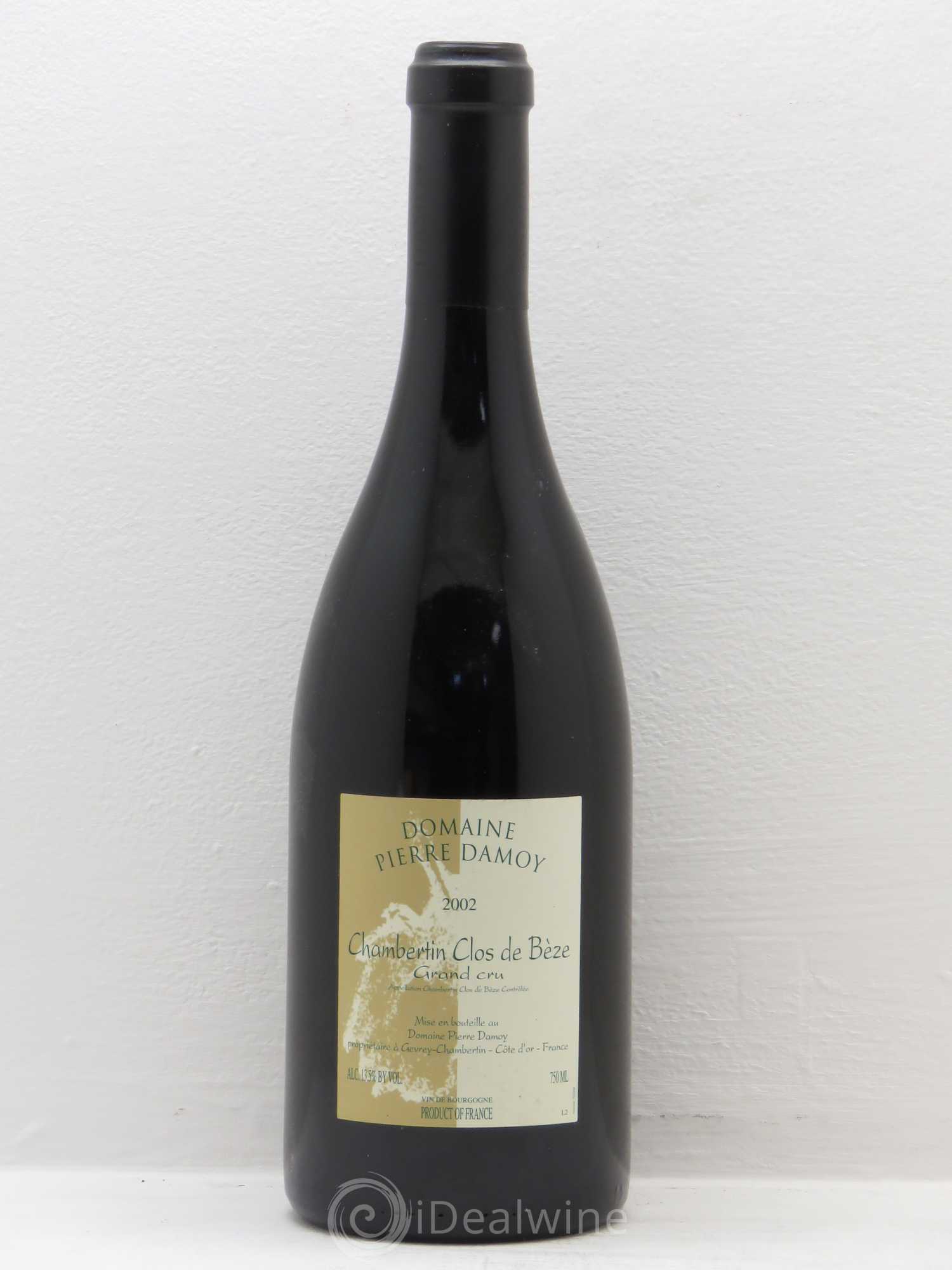 Chambertin Clos de Bèze Grand Cru Pierre Damoy 2002 - Lot de 1 bouteille - 0