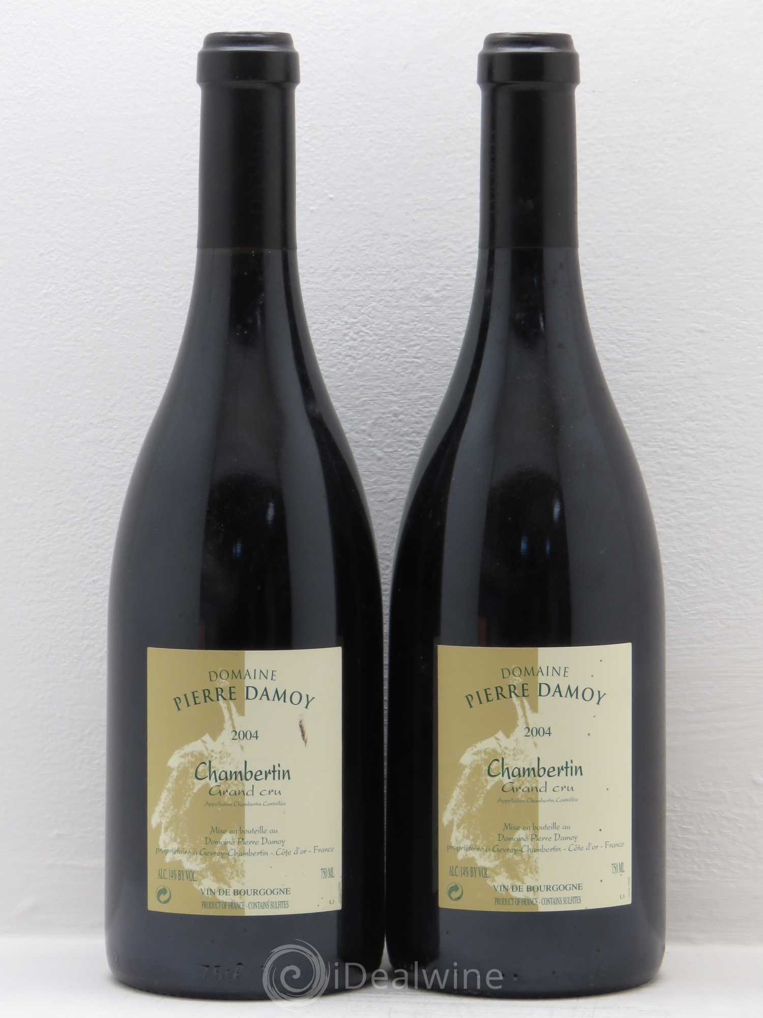 Chambertin Grand Cru Pierre Damoy 2004 - Lot de 2 bouteilles - 0