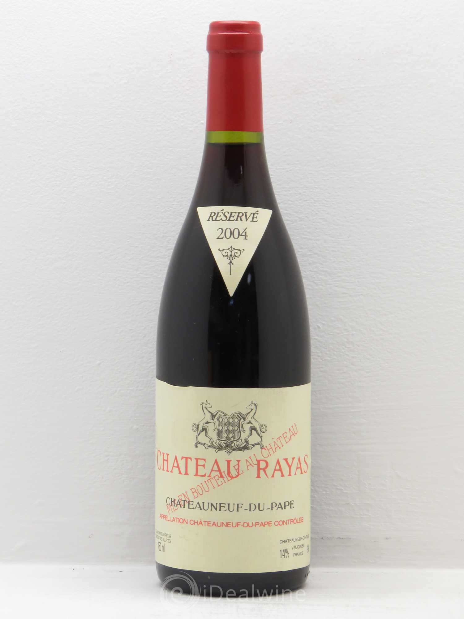 Châteauneuf-du-Pape Château Rayas Emmanuel Reynaud 2004 - Lot de 1 bouteille - 0