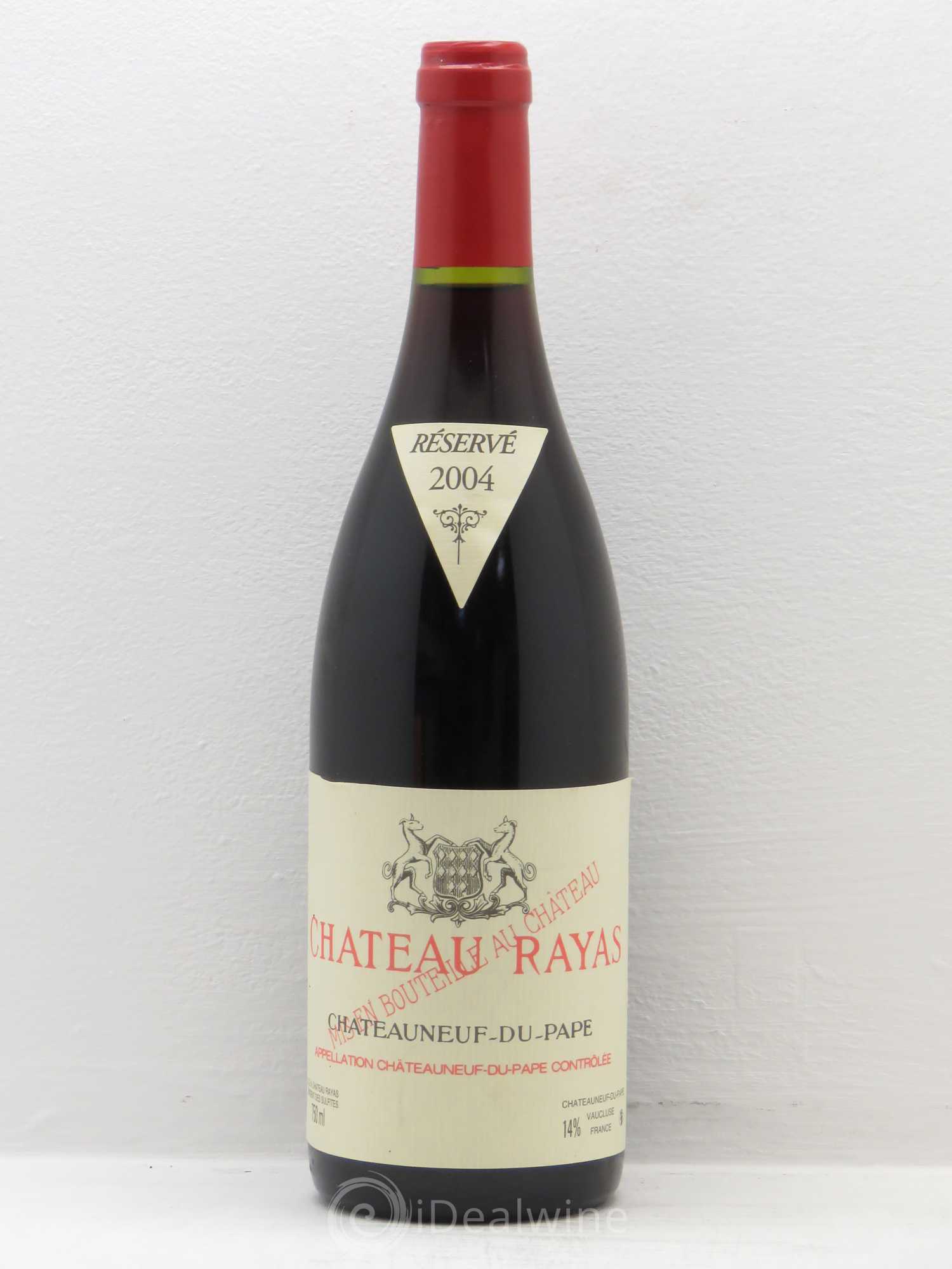 Châteauneuf-du-Pape Château Rayas Emmanuel Reynaud 2004 - Lot de 1 bouteille - 0
