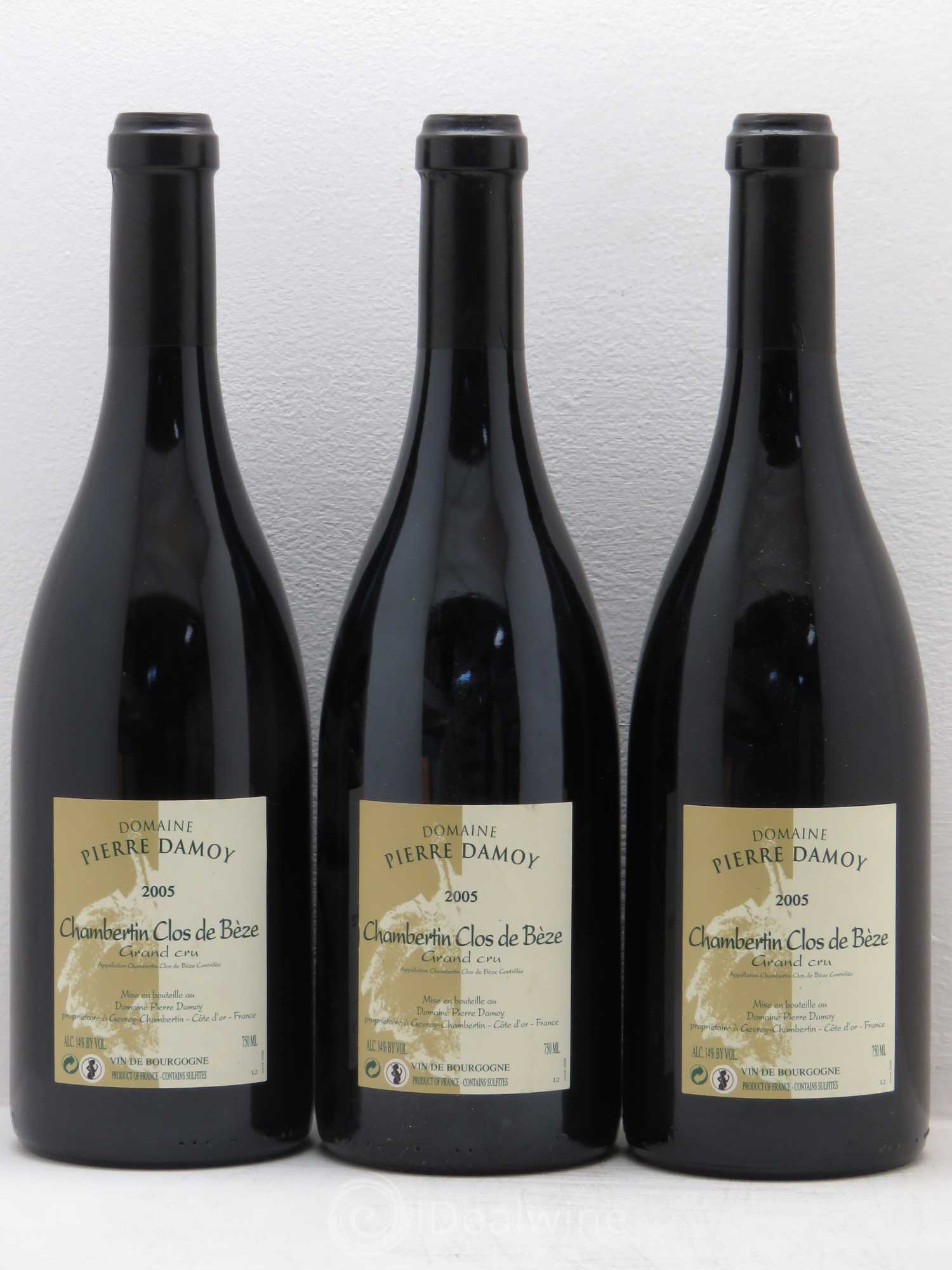 Chambertin Clos de Bèze Grand Cru Pierre Damoy 2005 - Lot de 3 bouteilles - 0
