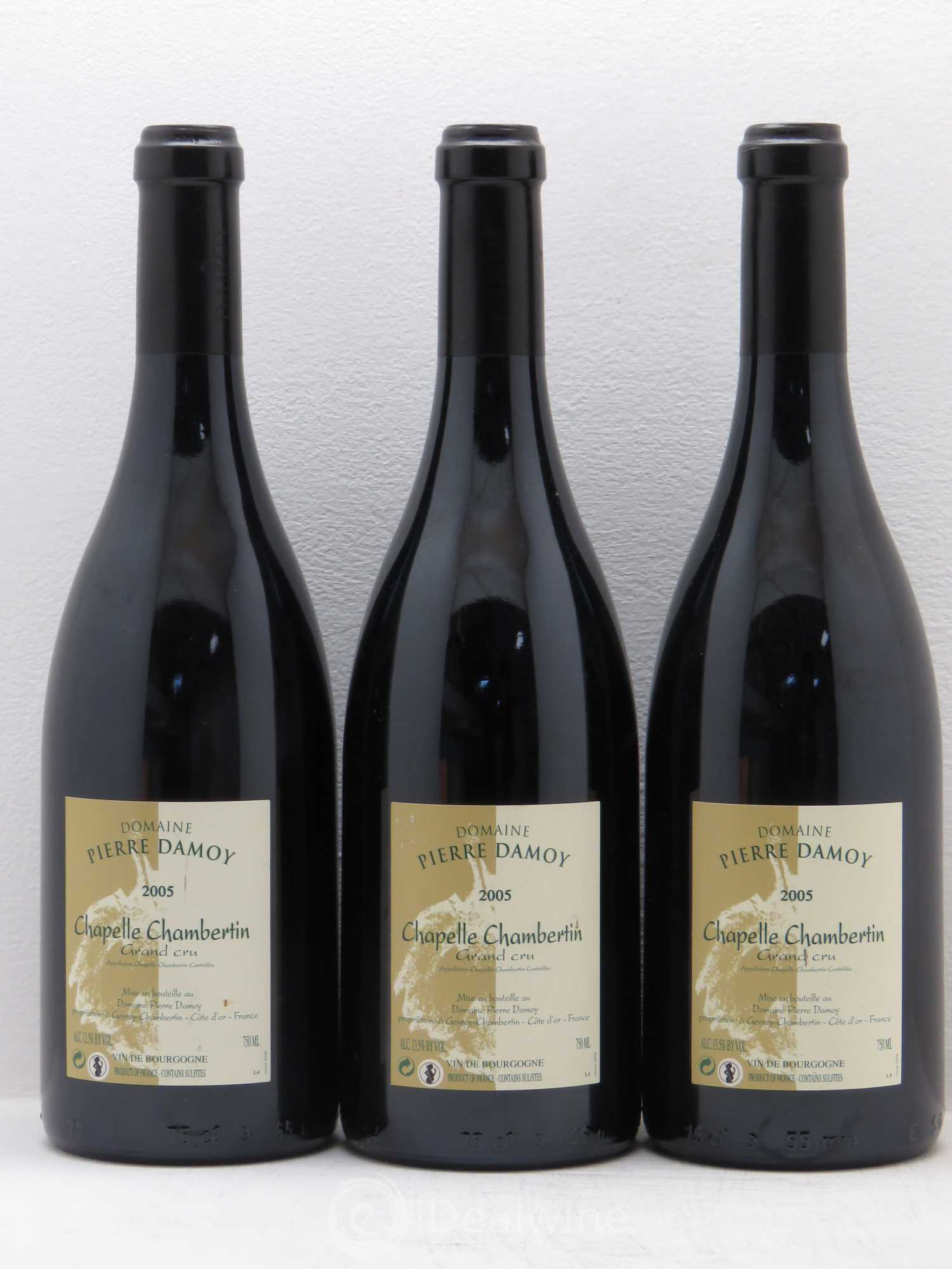 Chapelle-Chambertin Grand Cru Pierre Damoy 2005 - Lot de 3 bouteilles - 0