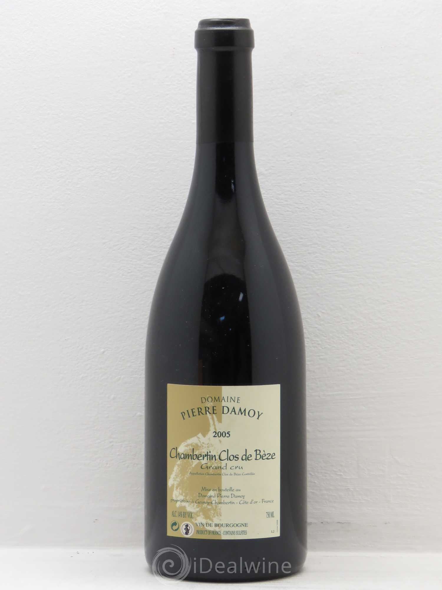 Chambertin Clos de Bèze Grand Cru Pierre Damoy 2005 - Lot de 1 bouteille - 0