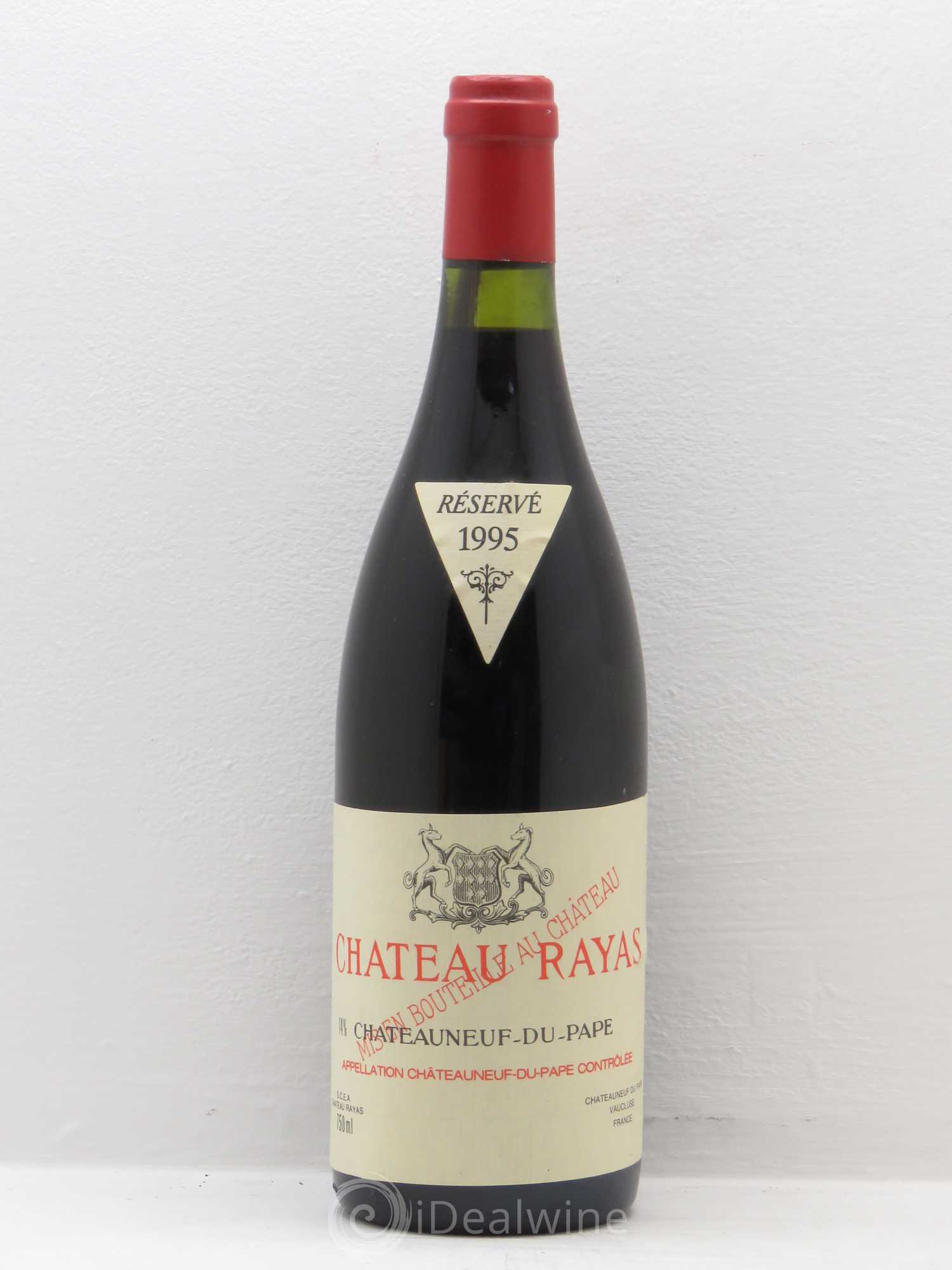 Châteauneuf-du-Pape Château Rayas Emmanuel Reynaud 1995 - Lot de 1 bouteille - 0