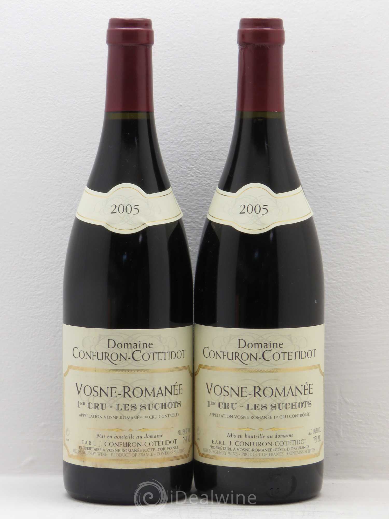 Vosne-Romanée 1er Cru Les Suchots Confuron-Cotetidot 2005 - Lot de 2 bouteilles - 0