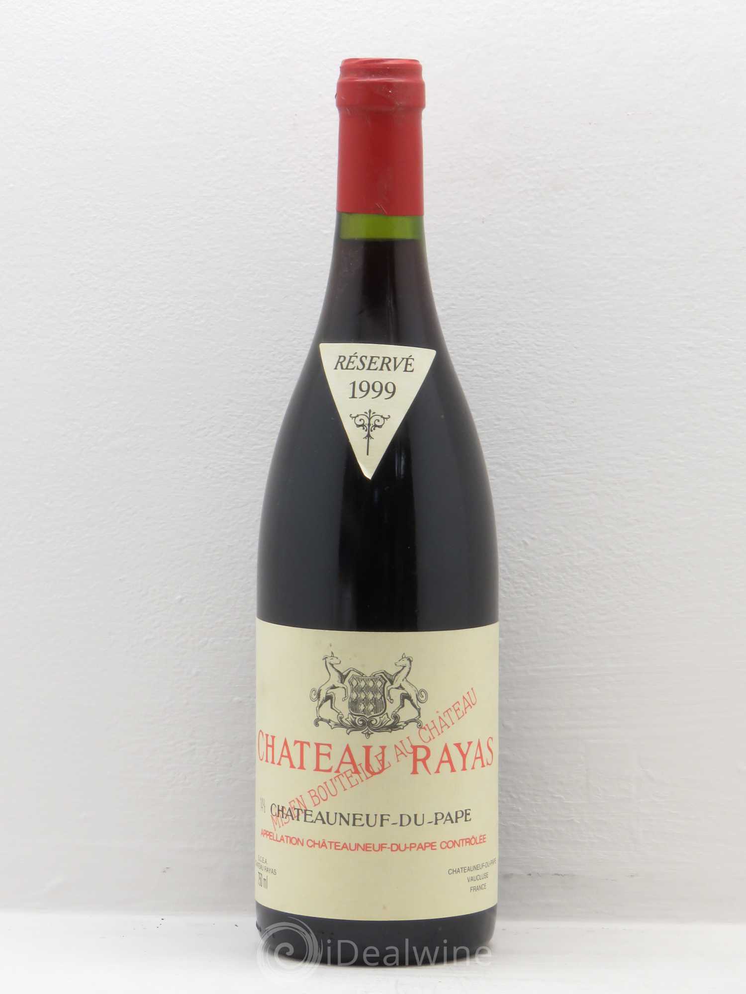 Châteauneuf-du-Pape Château Rayas Emmanuel Reynaud 1999 - Lot de 1 bouteille - 0