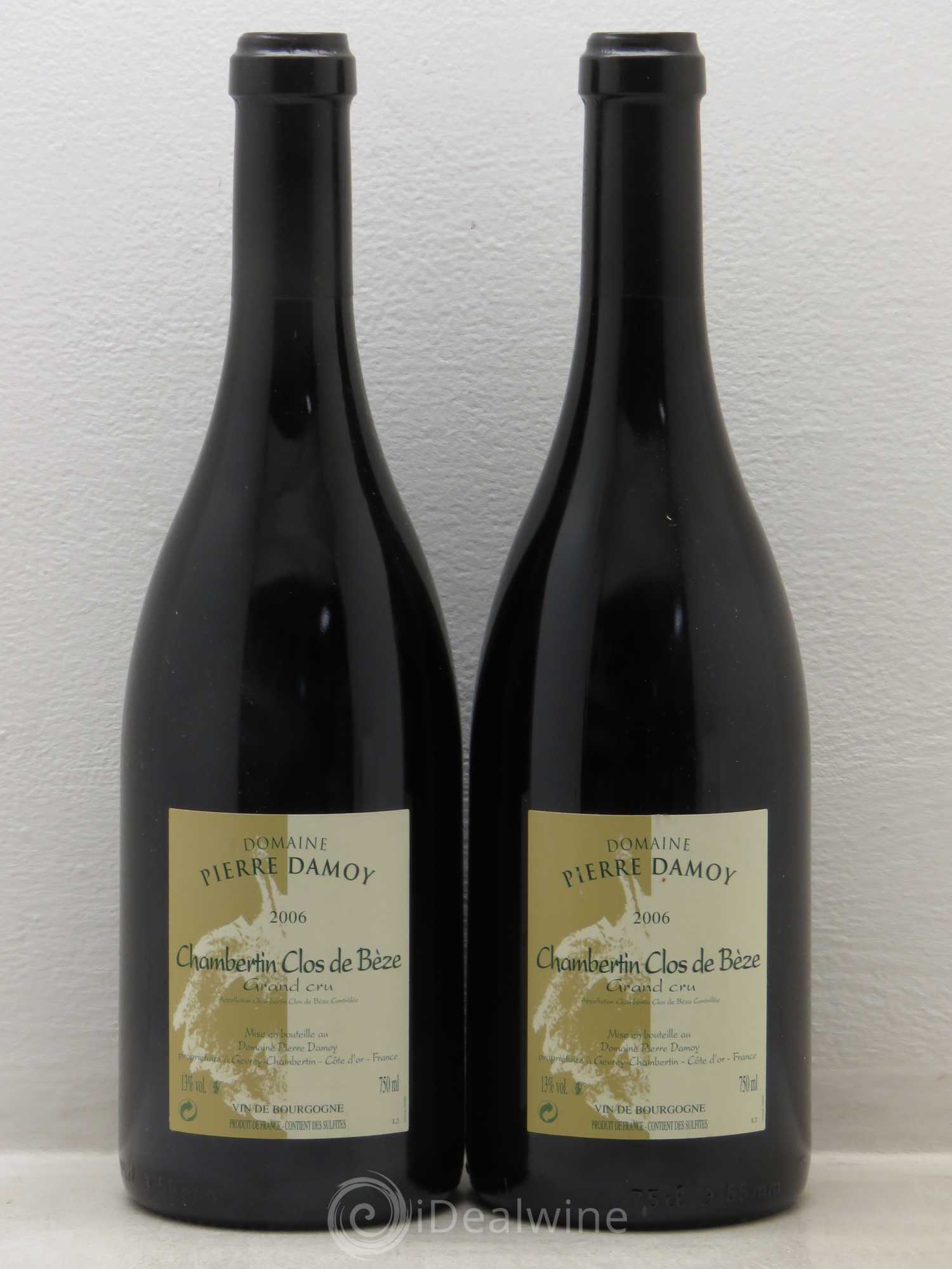 Chambertin Clos de Bèze Grand Cru Pierre Damoy 2006 - Lot de 2 bouteilles - 0