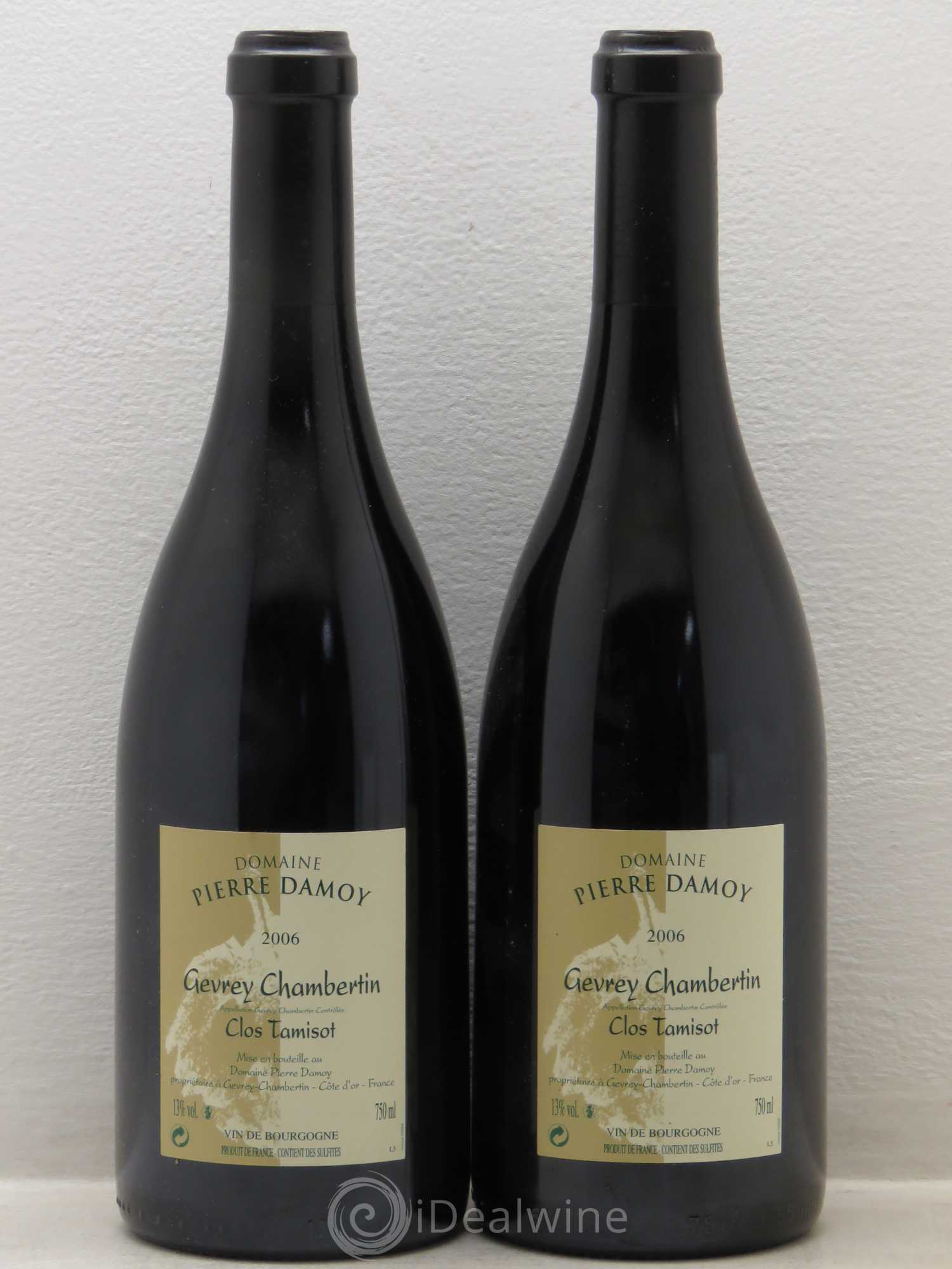 Gevrey-Chambertin Clos Tamisot Pierre Damoy 2006 - Posten von 2 Flaschen - 0
