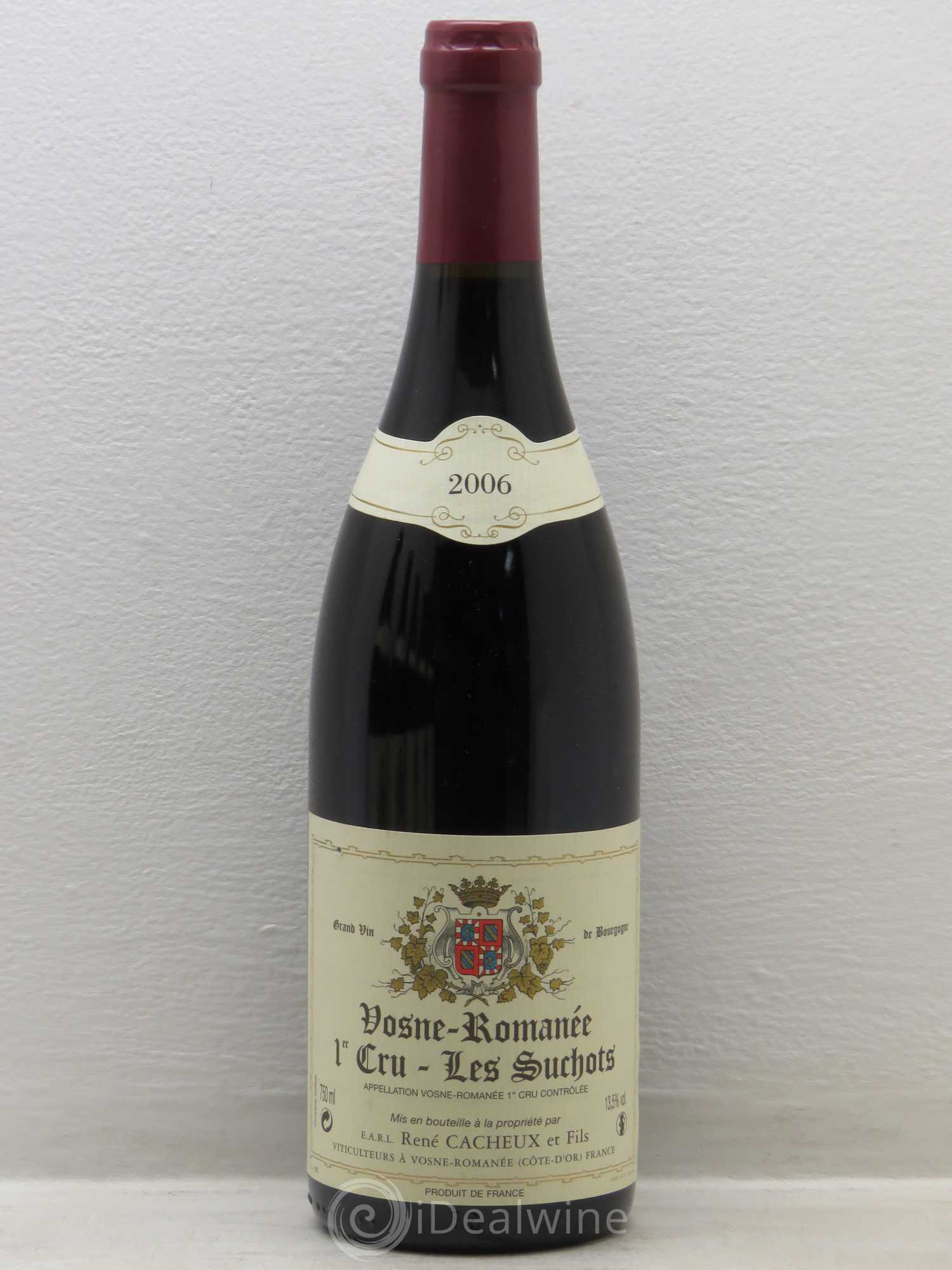 Vosne-Romanée 1er Cru Domaine René Cacheux 2006 - Lot de 6 bouteilles - 0