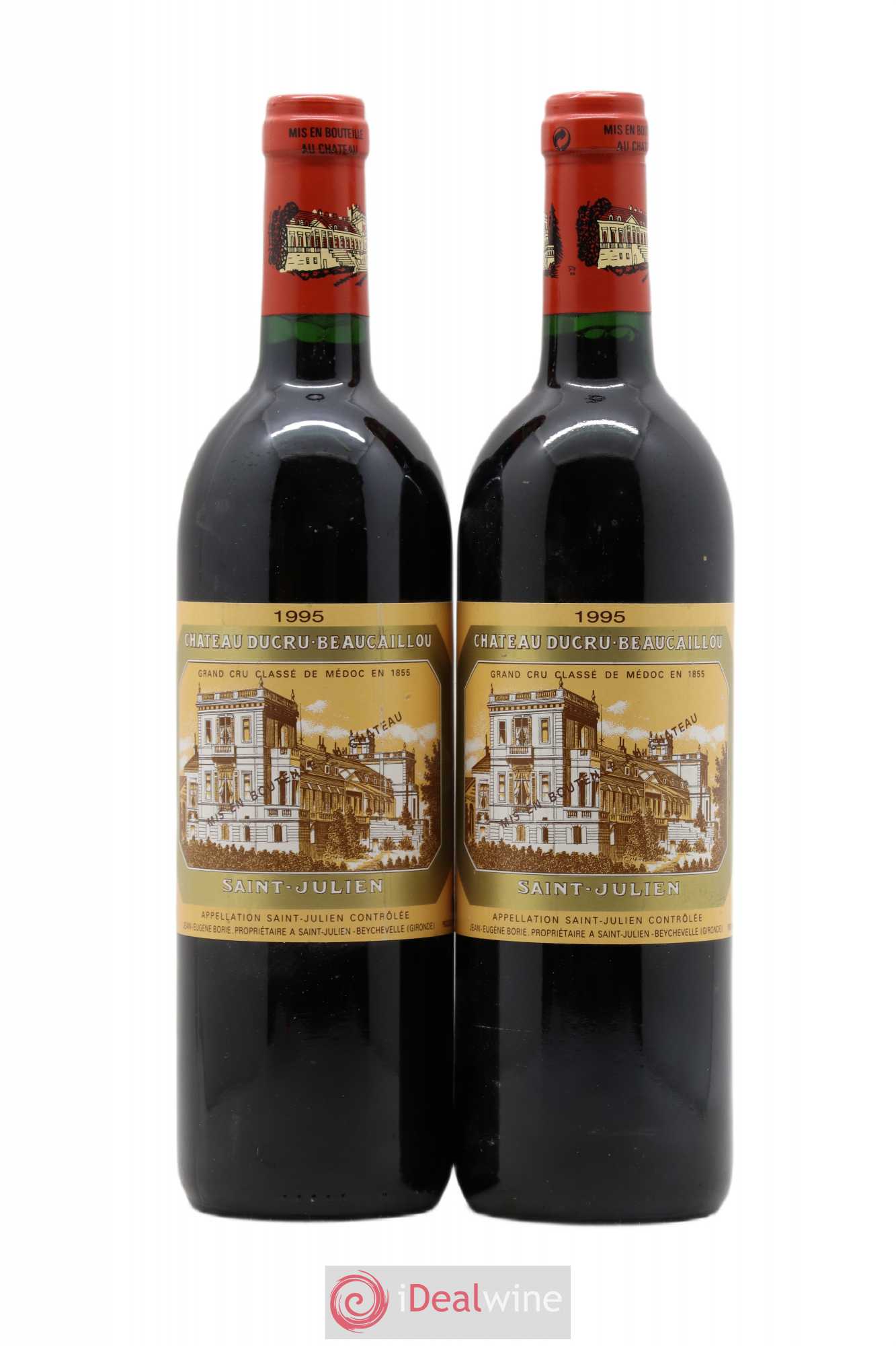 Château Ducru Beaucaillou 2ème Grand Cru Classé 1995 - Lot de 2 bouteilles - 0