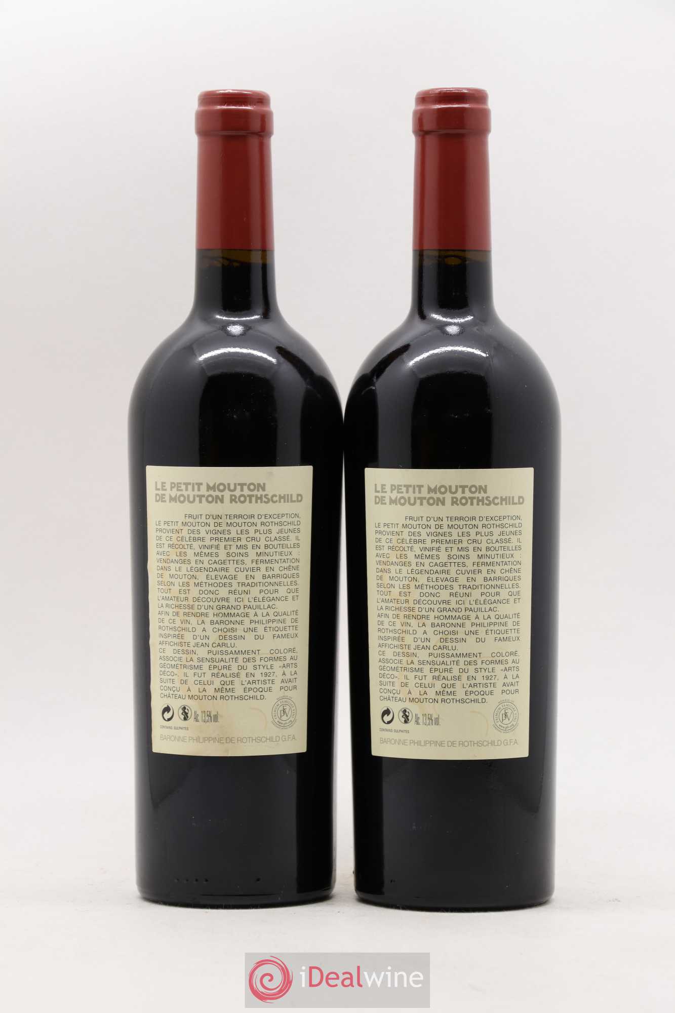 Petit Mouton Second Vin 2010 - Lot de 2 bouteilles - 1