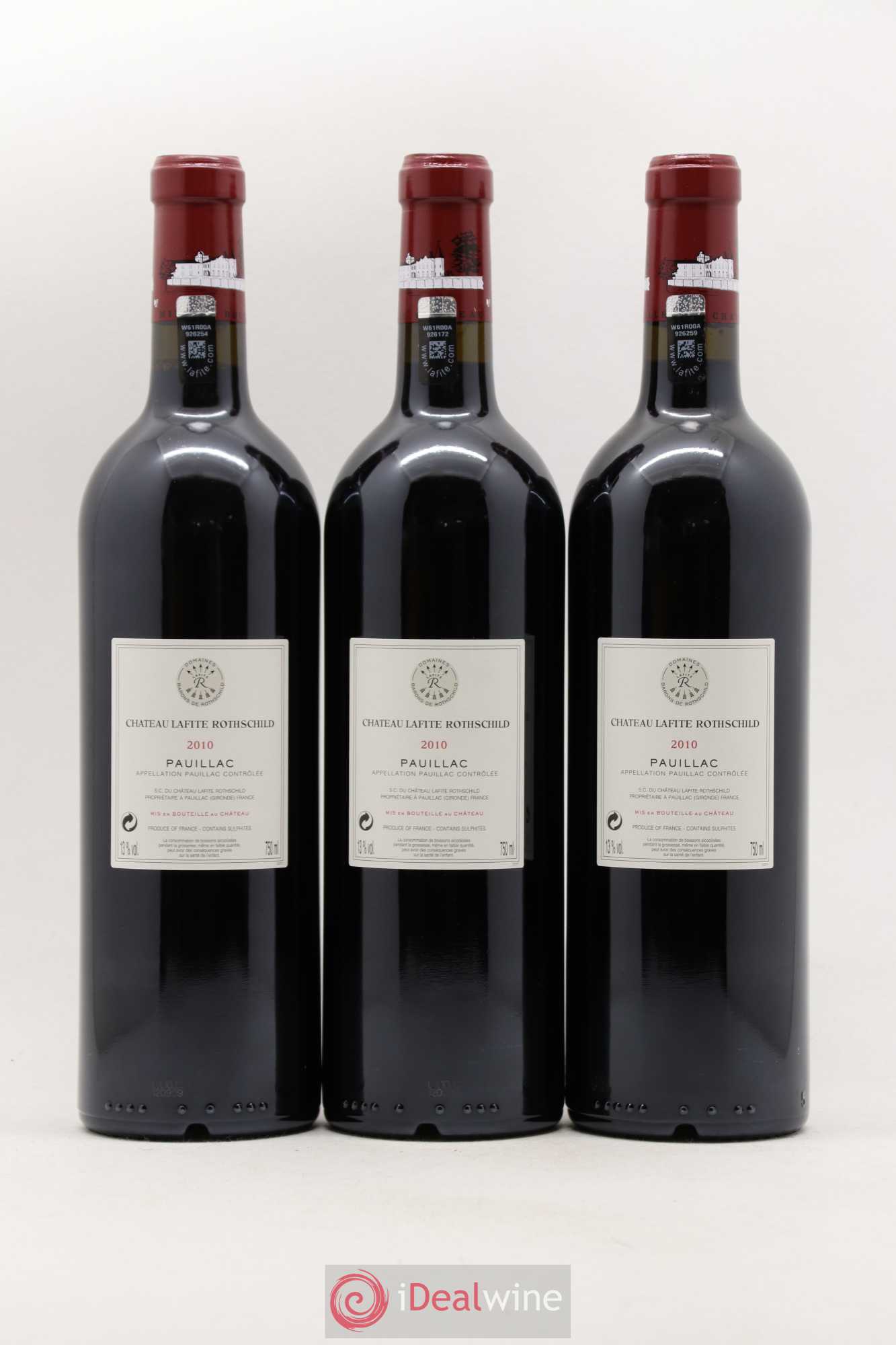 Château Lafite Rothschild 1er Grand Cru Classé 2010 - Lot de 6 bouteilles - 2