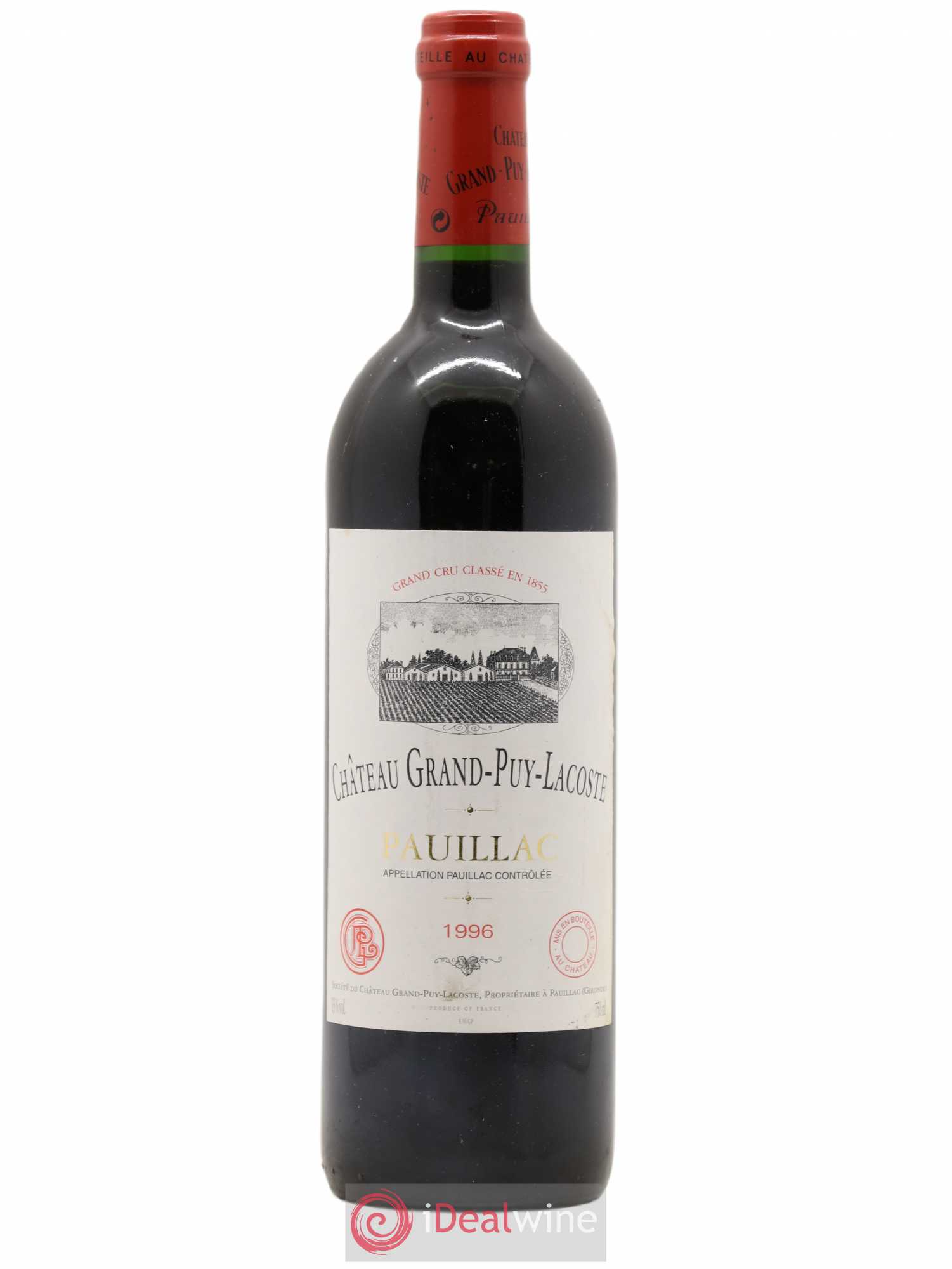 Château Grand Puy Lacoste 5ème Grand Cru Classé 1996 - Lot de 1 bouteille - 0
