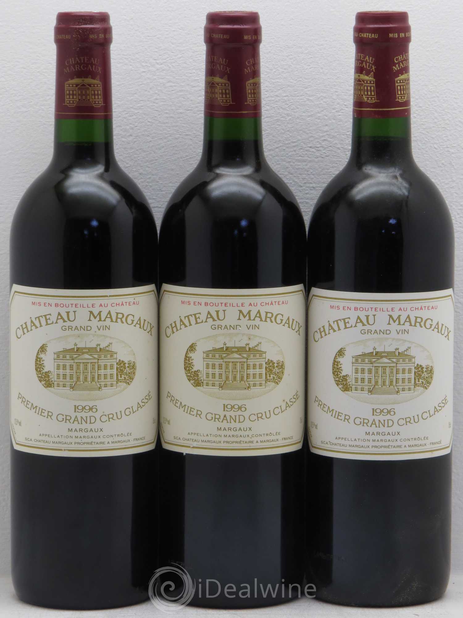 Château Margaux 1er Grand Cru Classé 1996 - Lot de 12 bouteilles - 3