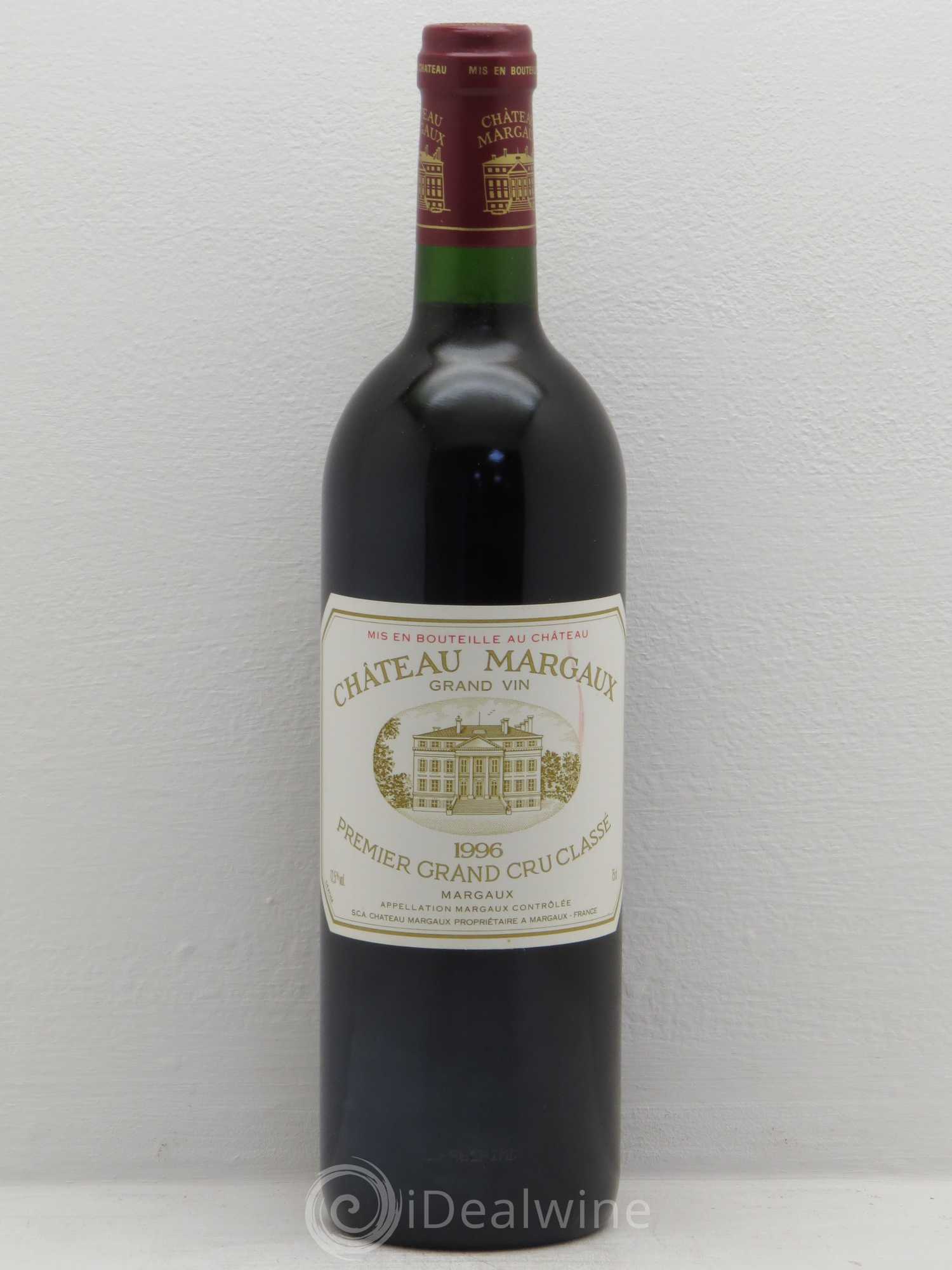Château Margaux 1er Grand Cru Classé 1996 - Lot de 1 bouteille - 0