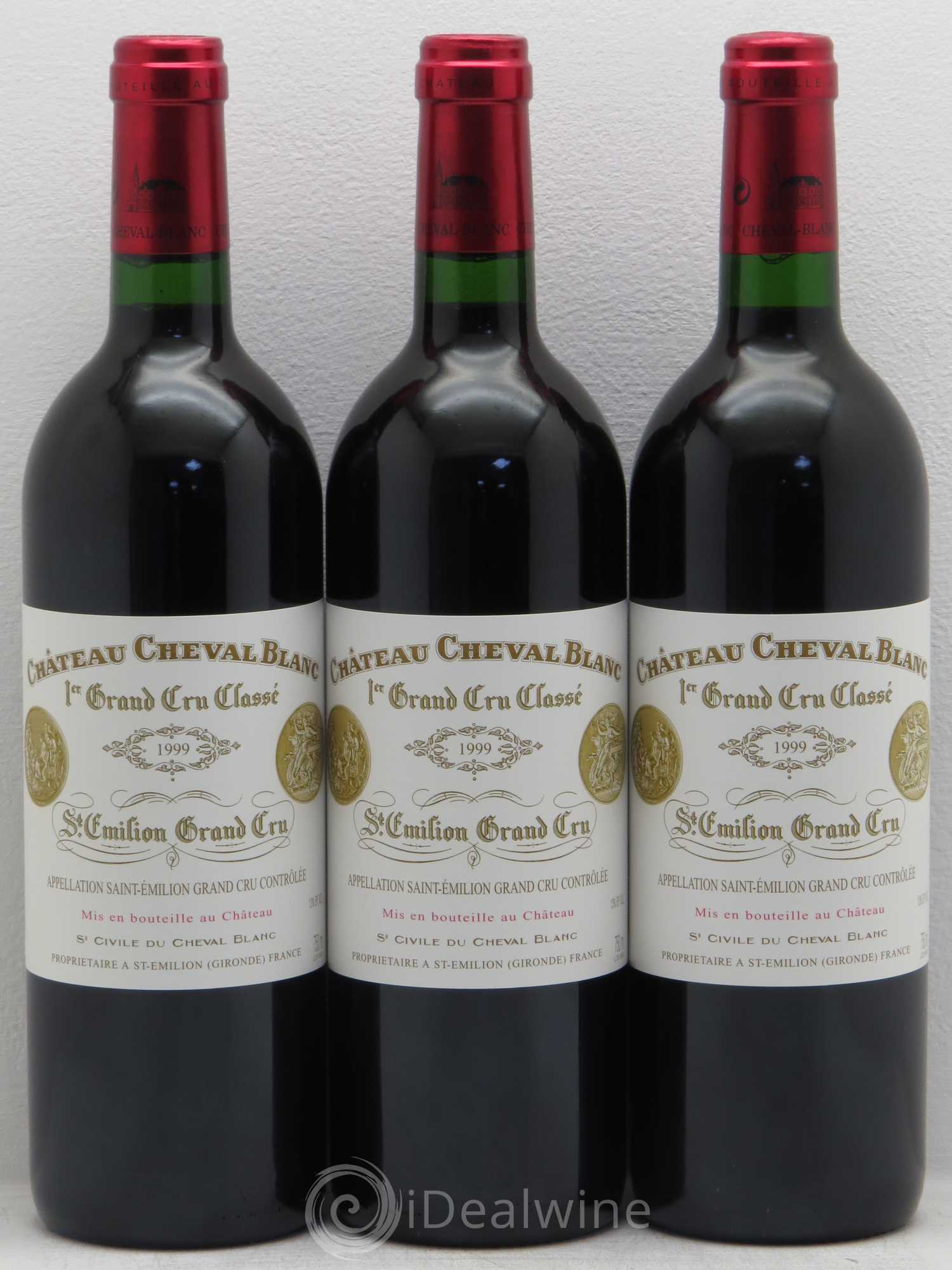 Château Cheval Blanc 1er Grand Cru Classé A 1999 - Lot de 6 bouteilles - 2
