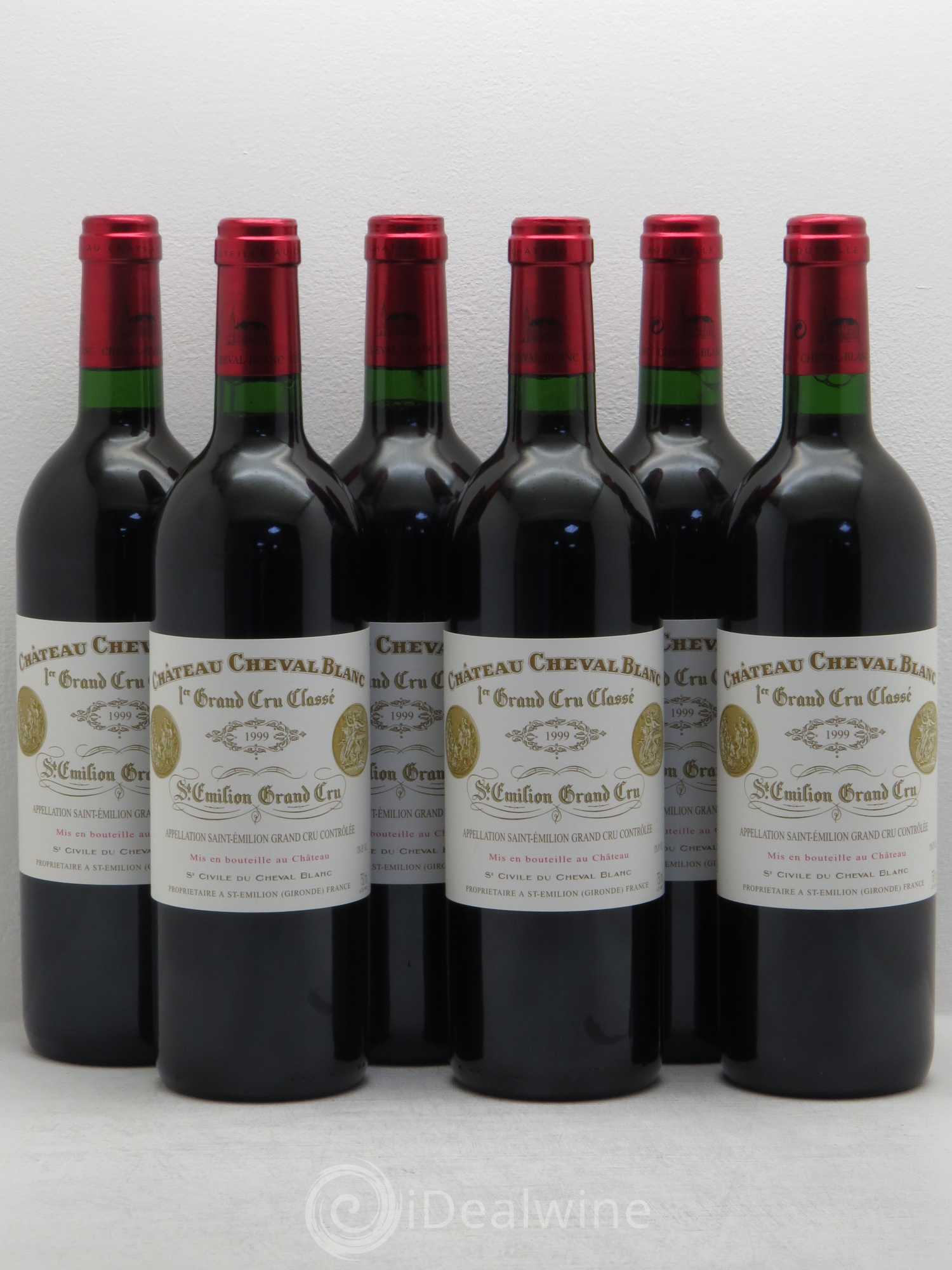 Château Cheval Blanc 1er Grand Cru Classé A 1999 - Lot de 6 bouteilles - 0