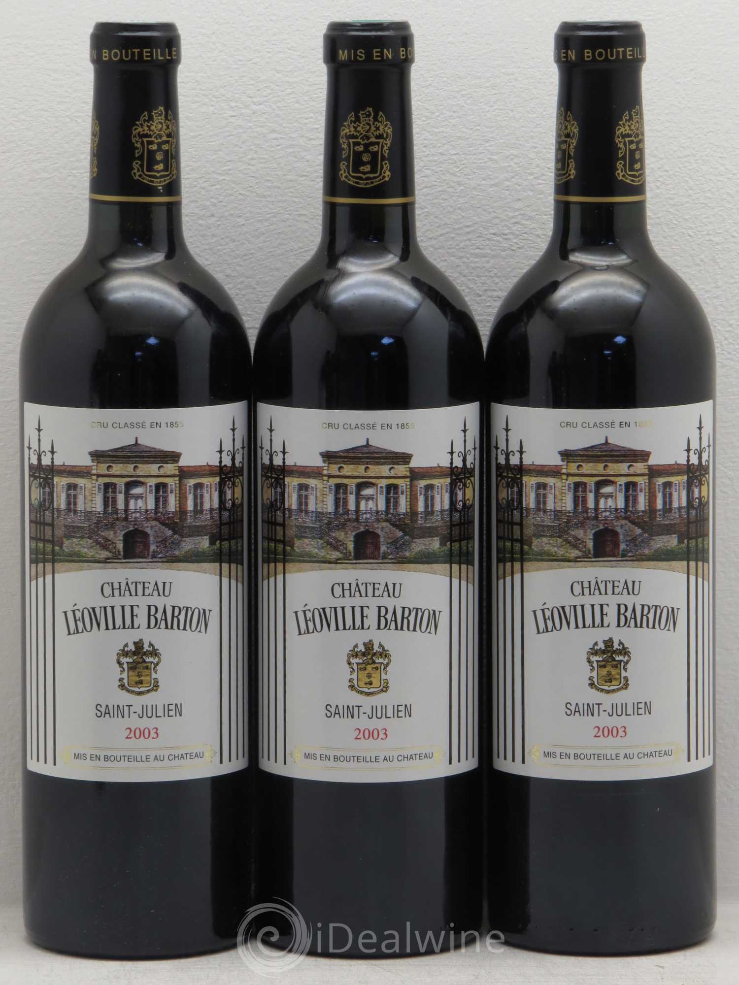 Château Léoville Barton 2ème Grand Cru Classé 2003 - Lot de 12 bouteilles - 1