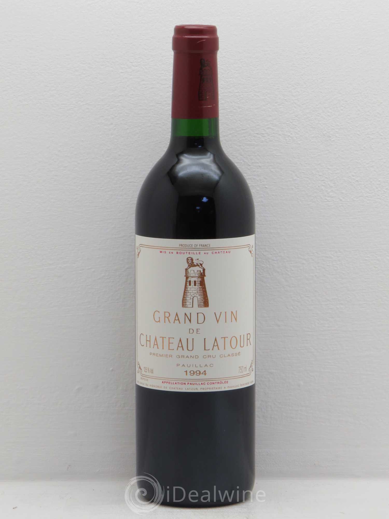 Château Latour 1er Grand Cru Classé 1994 - Lot de 1 bouteille - 0