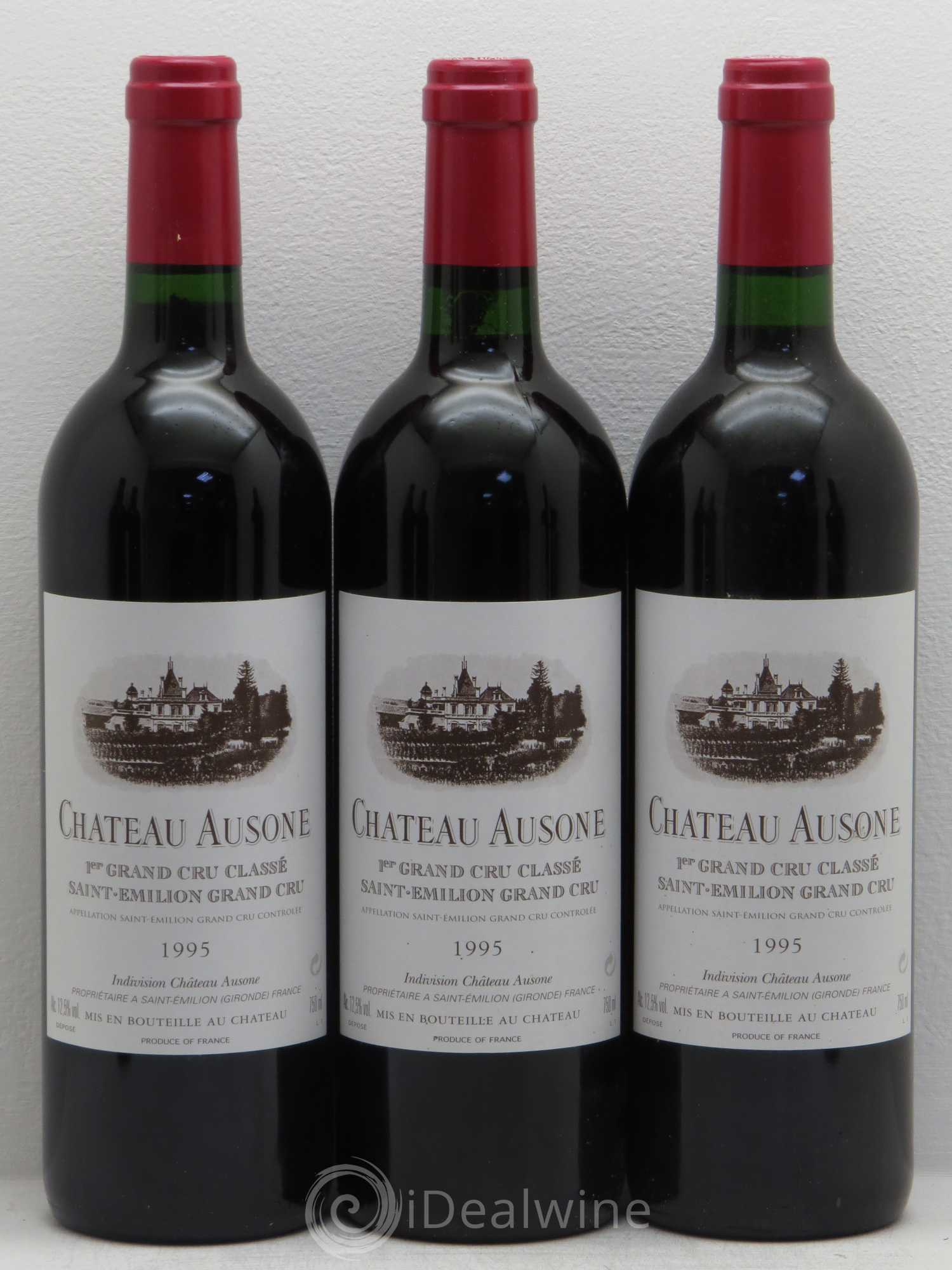Château Ausone 1er Grand Cru Classé A 1995 - Lot de 6 bouteilles - 1