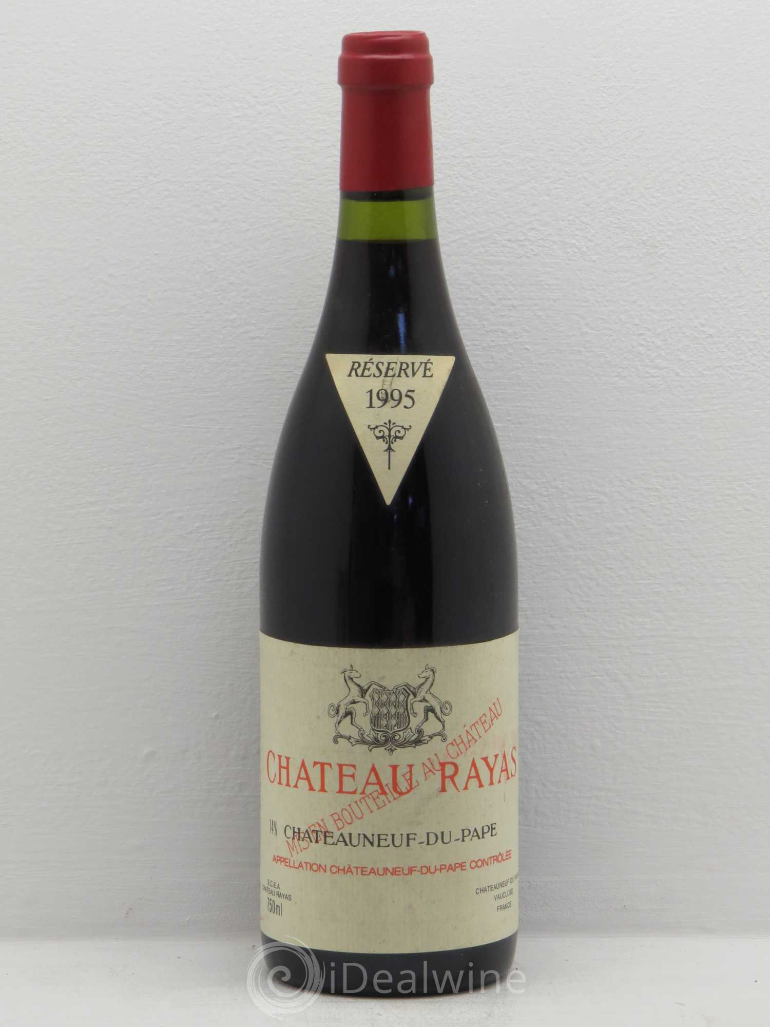 Châteauneuf-du-Pape Château Rayas Emmanuel Reynaud 1995 - Lot de 1 bouteille - 0