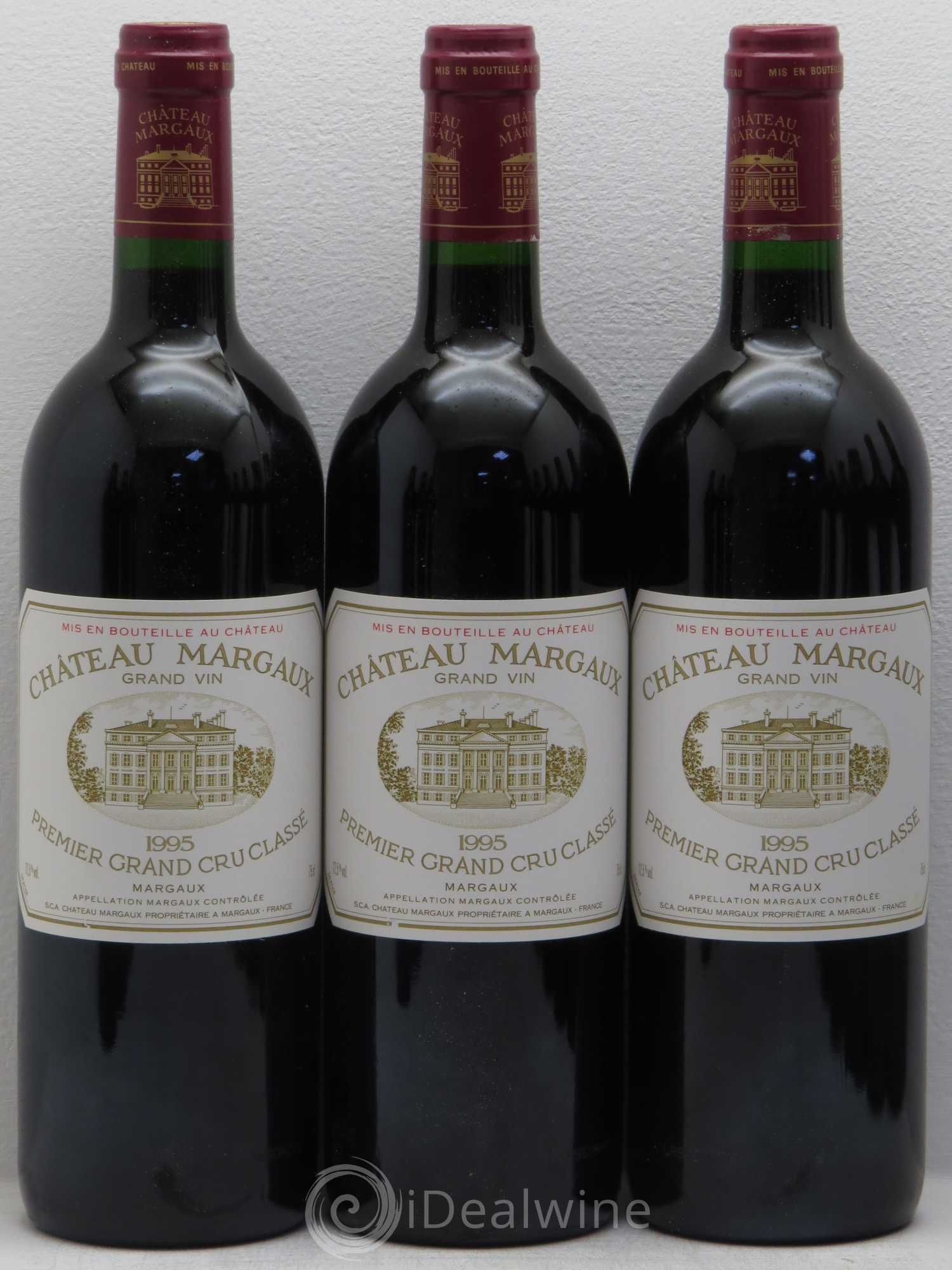 Château Margaux 1er Grand Cru Classé 1995 - Lot de 12 bouteilles - 1