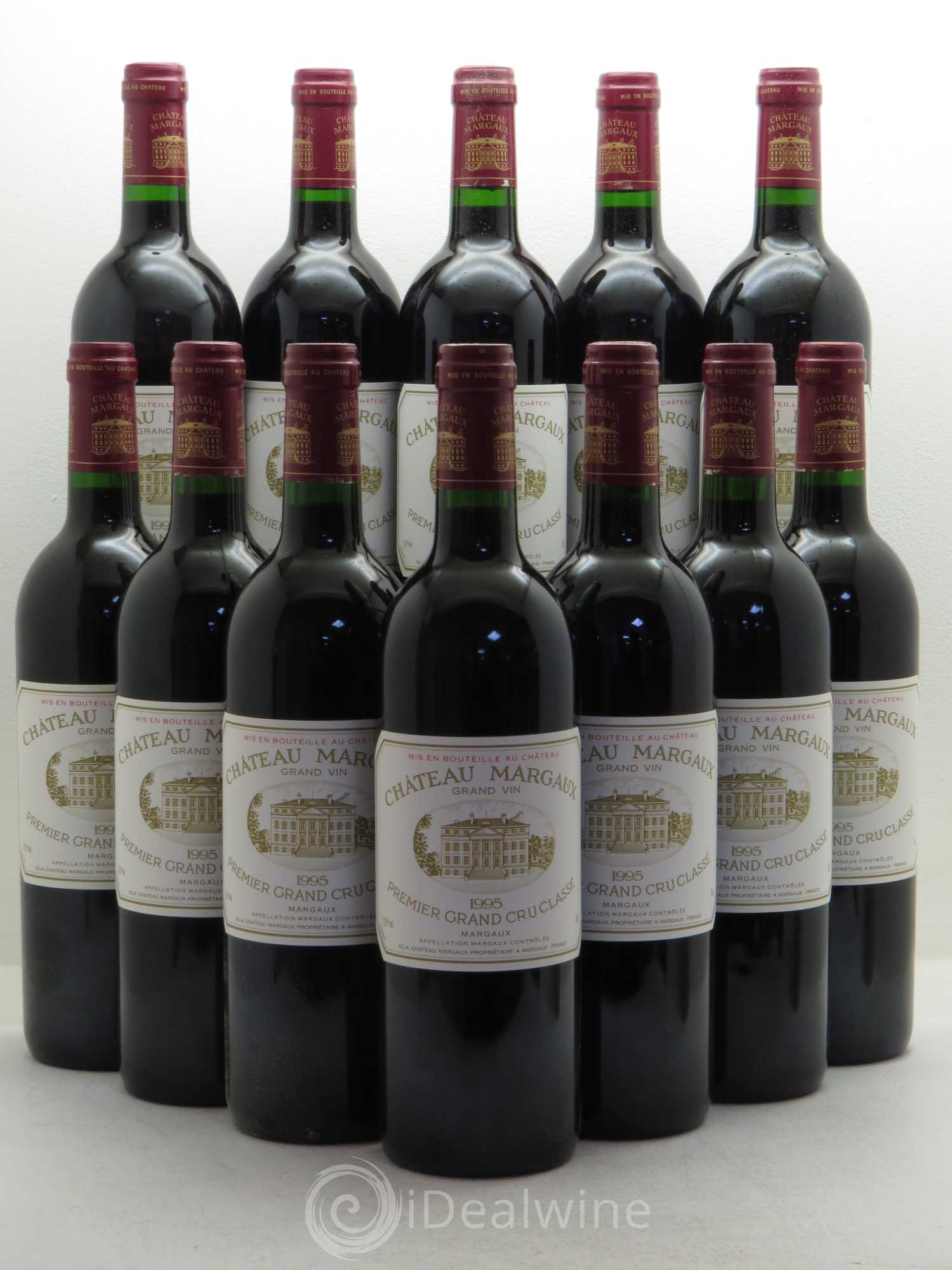 Château Margaux 1er Grand Cru Classé 1995 - Lot de 12 bouteilles - 0