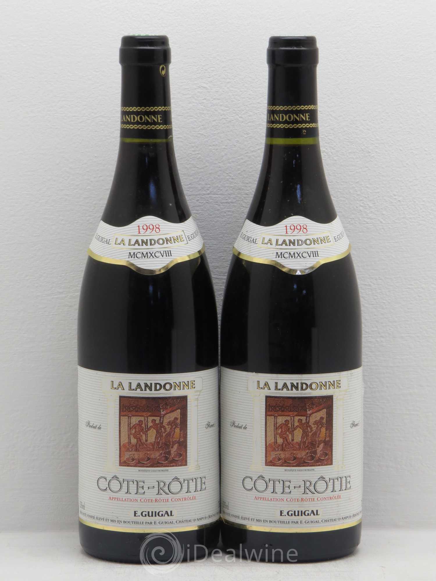 Côte-Rôtie La Landonne Guigal 1998 - Lot de 2 bouteilles - 0