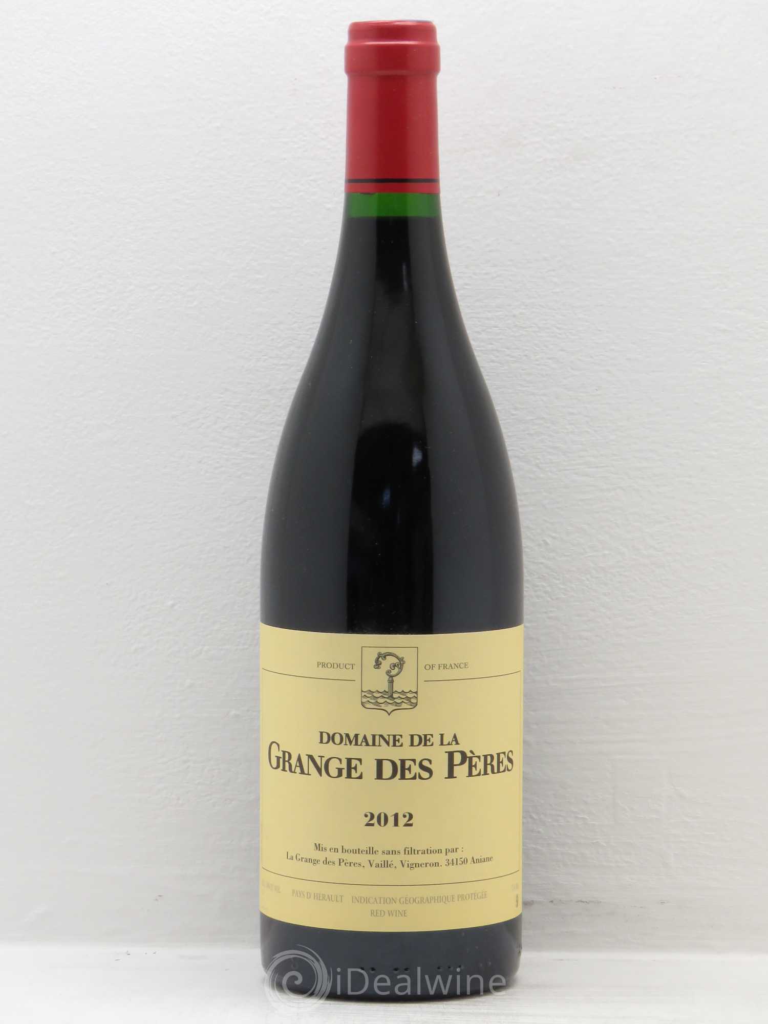 Pays d'Hérault Grange des Pères Laurent Vaillé 2012 - Lot de 1 bouteille - 0
